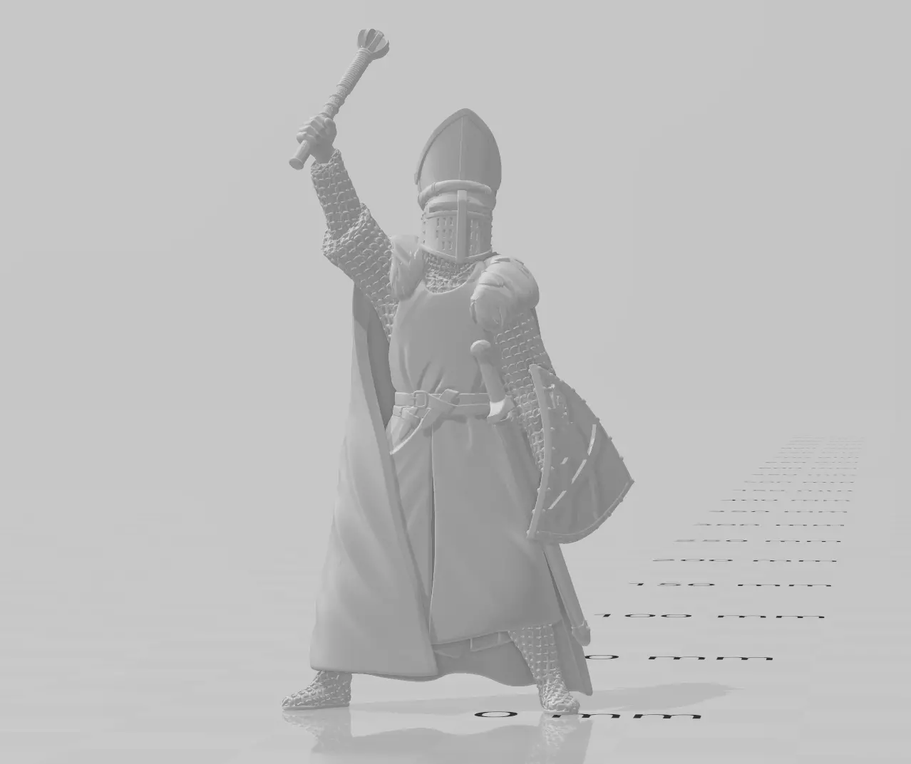 The Bishop of Dorpat Red Bishop Hermann von Tartu 3D print model_4