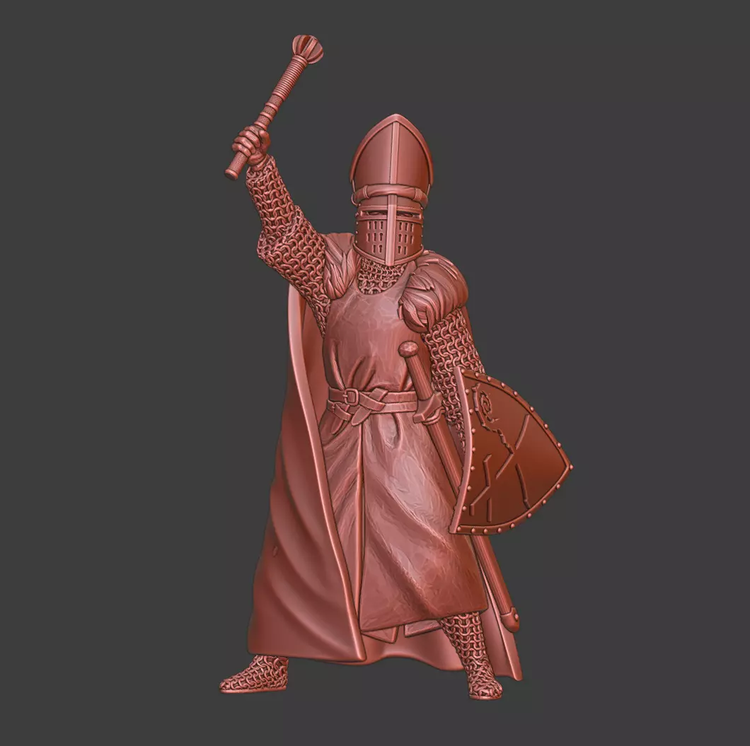 The Bishop of Dorpat Red Bishop Hermann von Tartu 3D print model_5