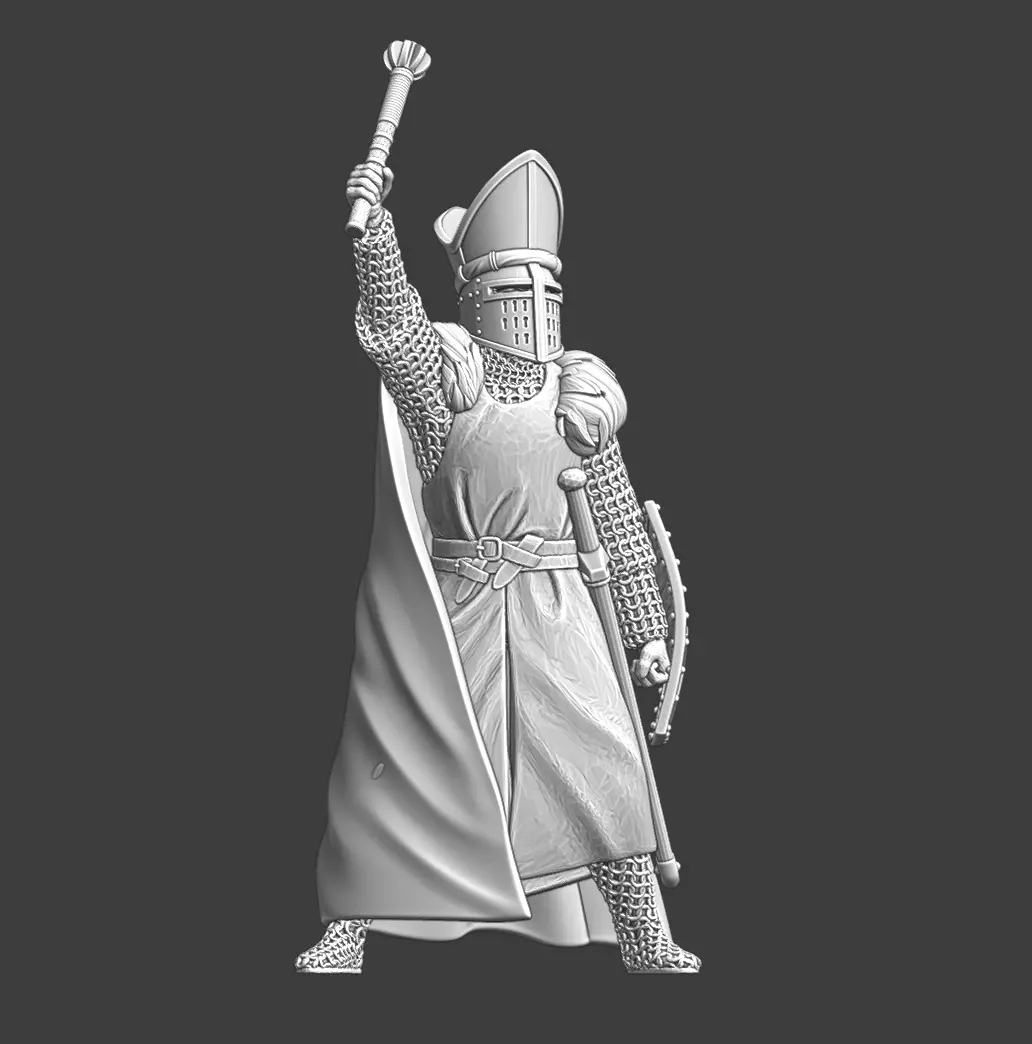 The Bishop of Dorpat Red Bishop Hermann von Tartu 3D print model_2