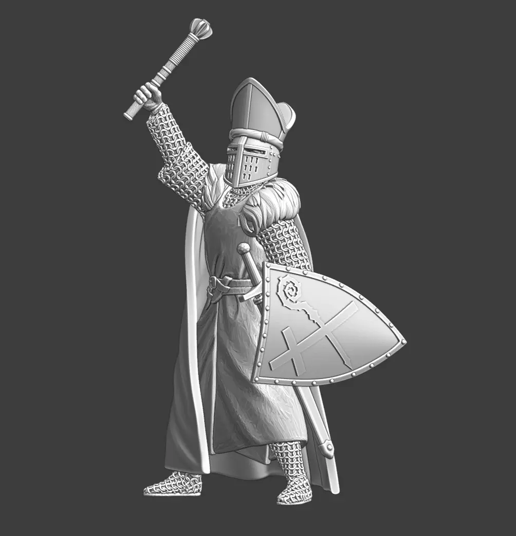 The Bishop of Dorpat Red Bishop Hermann von Tartu 3D print model_7