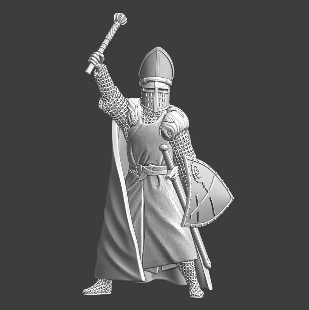 The Bishop of Dorpat Red Bishop Hermann von Tartu 3D print model_6