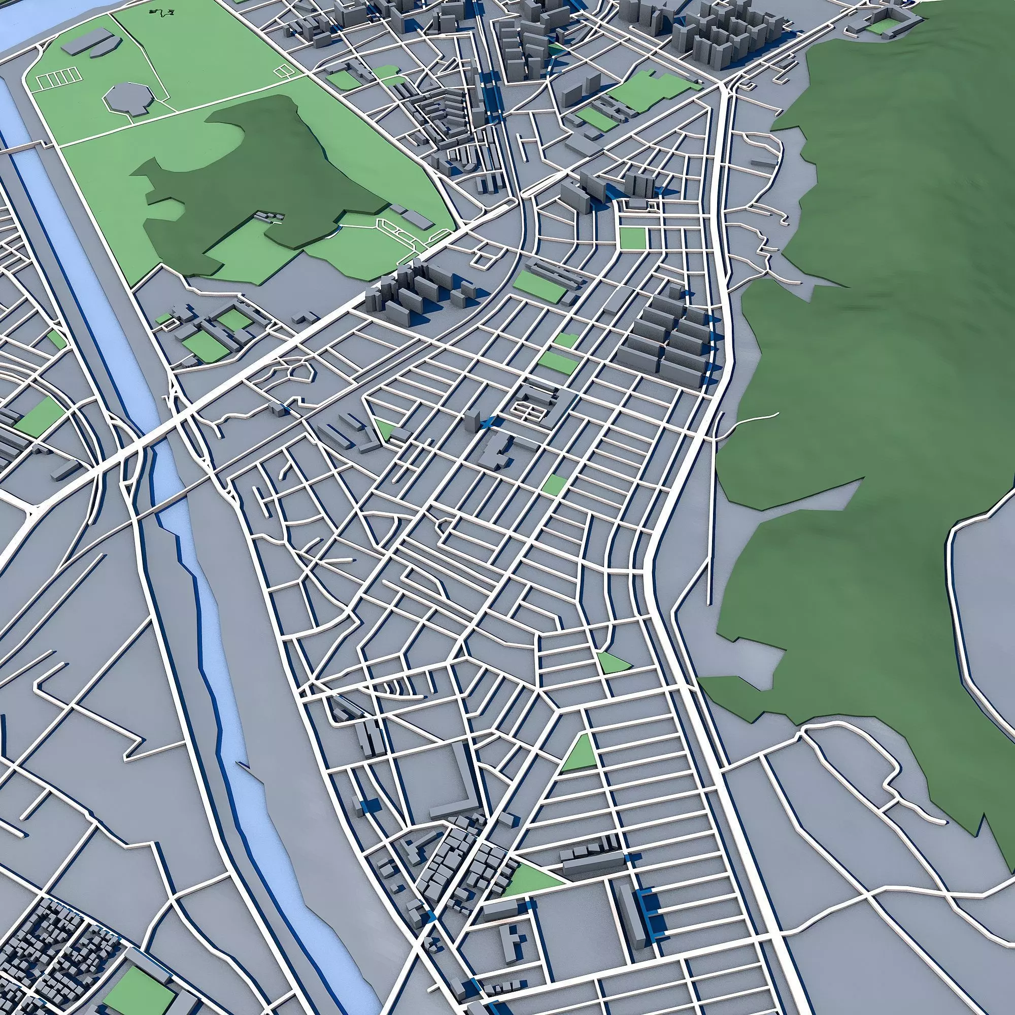 Gyeongju South Korea Ancient Silla Capital Historical Landmarks 3D model_1