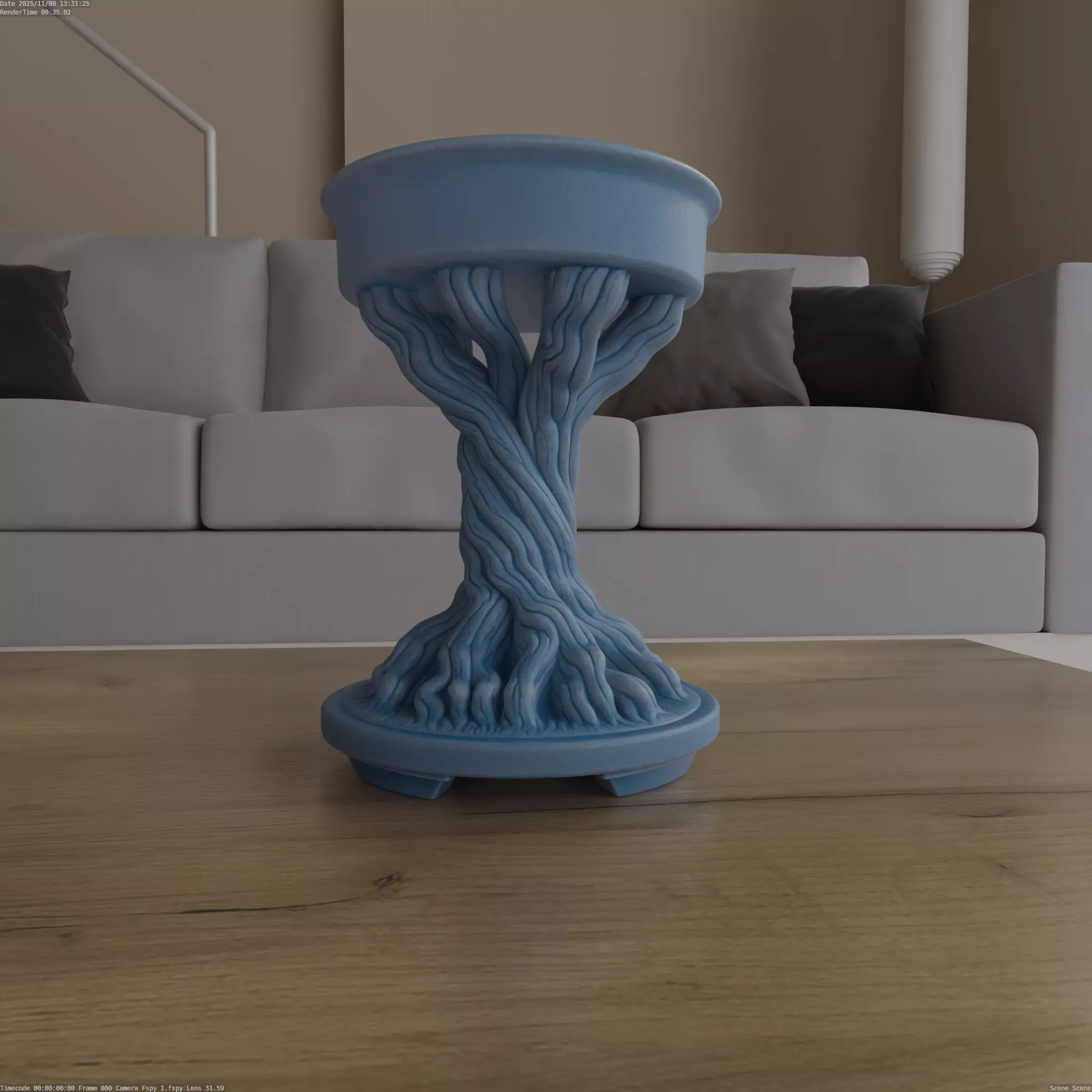 Bonsai Twisted Tree Planter Candy Bowl STL 3D model 3D printable | CGTrader