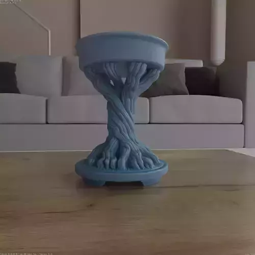 Bonsai Twisted Tree Planter Candy Bowl STL