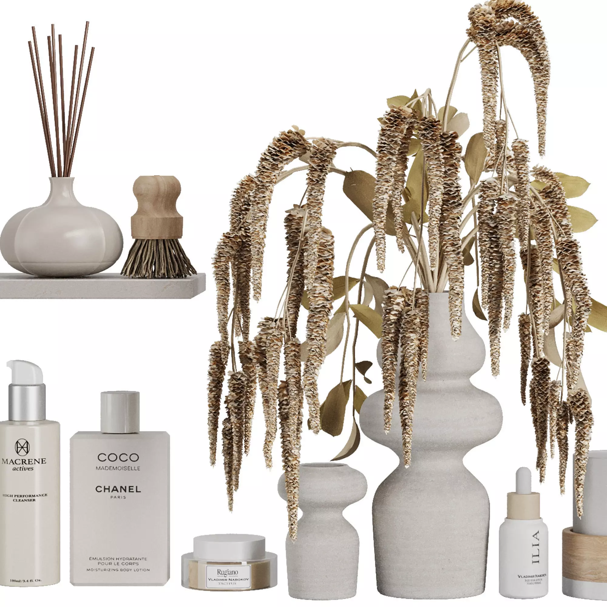 Bathroom accessories SetV56 3D model_2