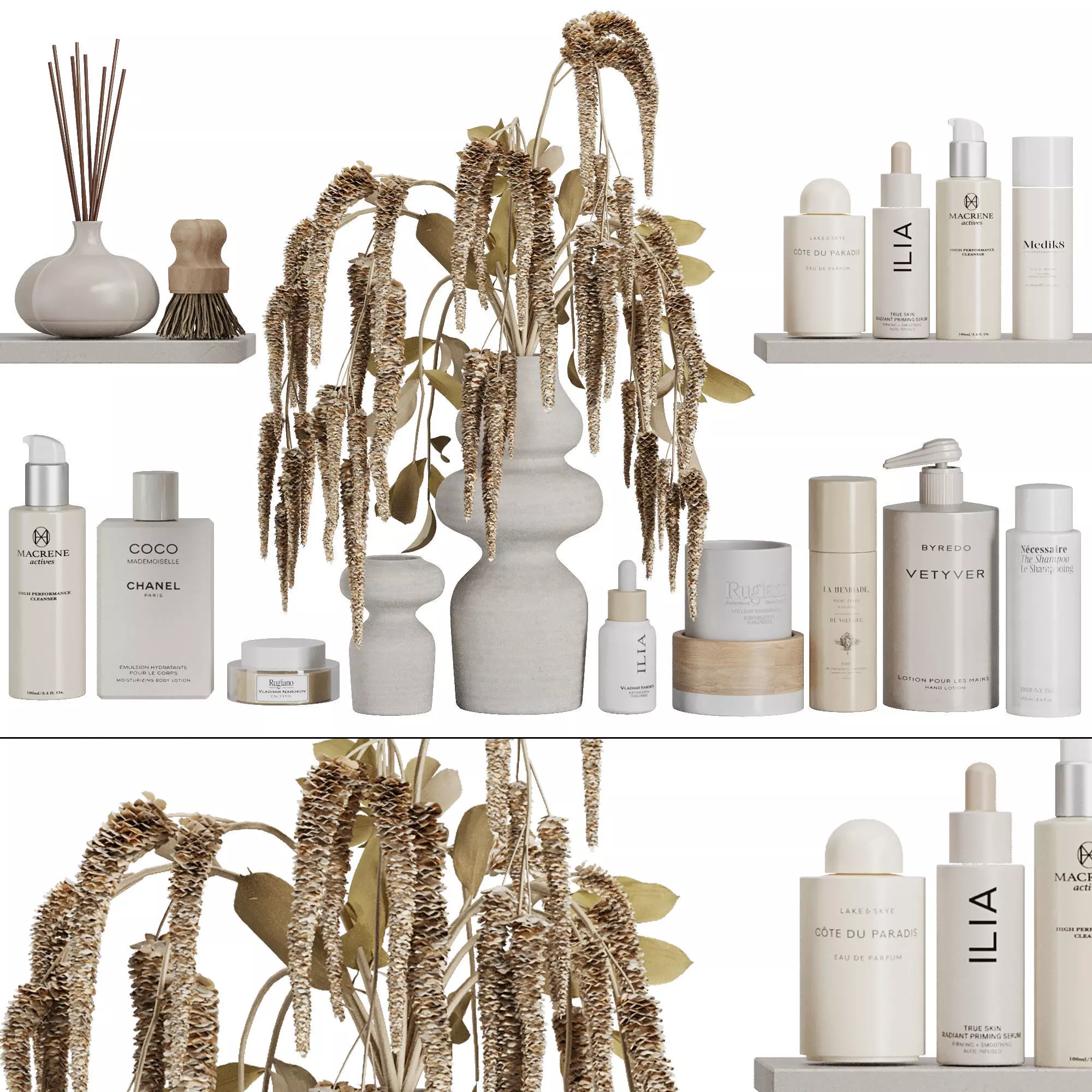 Bathroom accessories SetV56 3D model_0