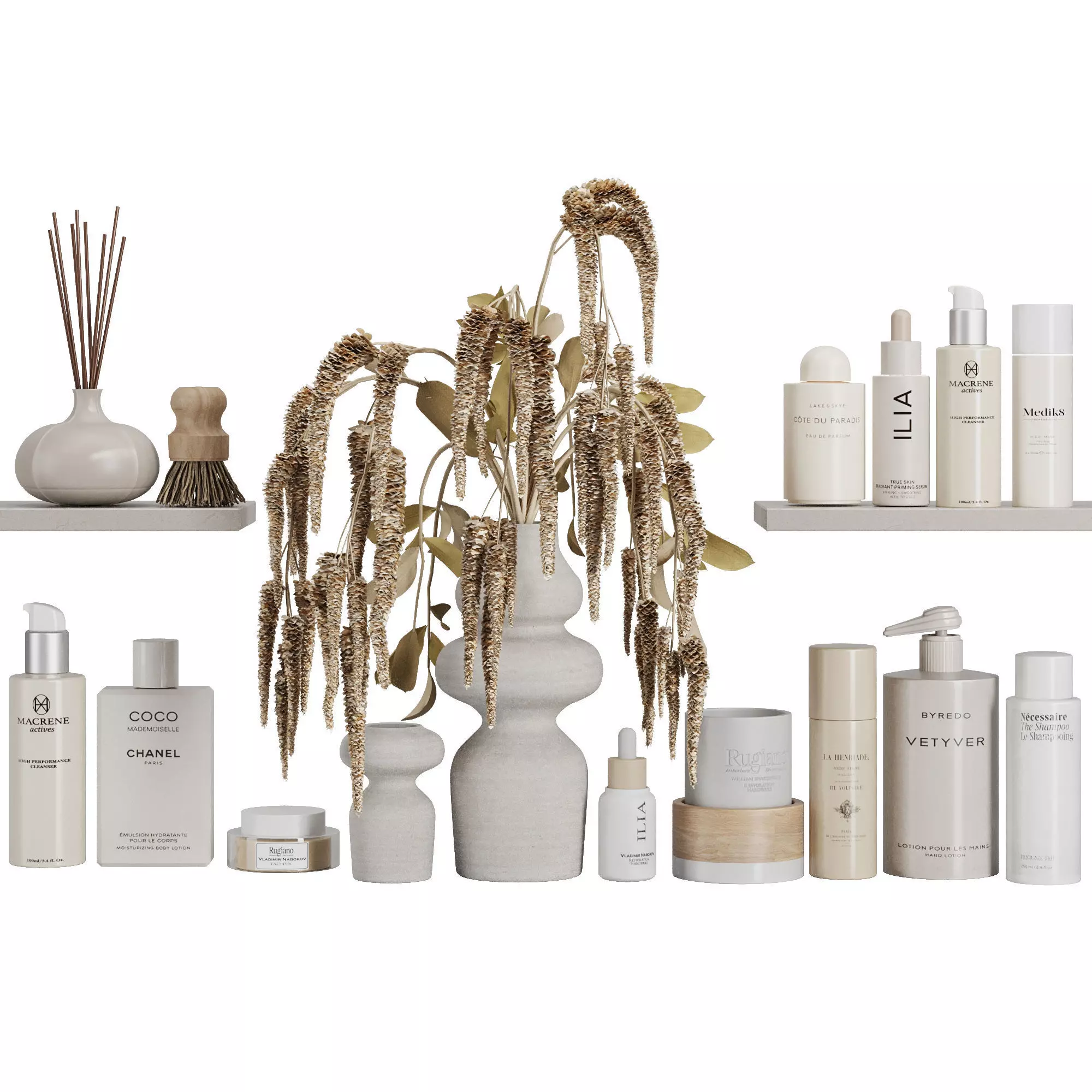 Bathroom accessories SetV56 3D model_1