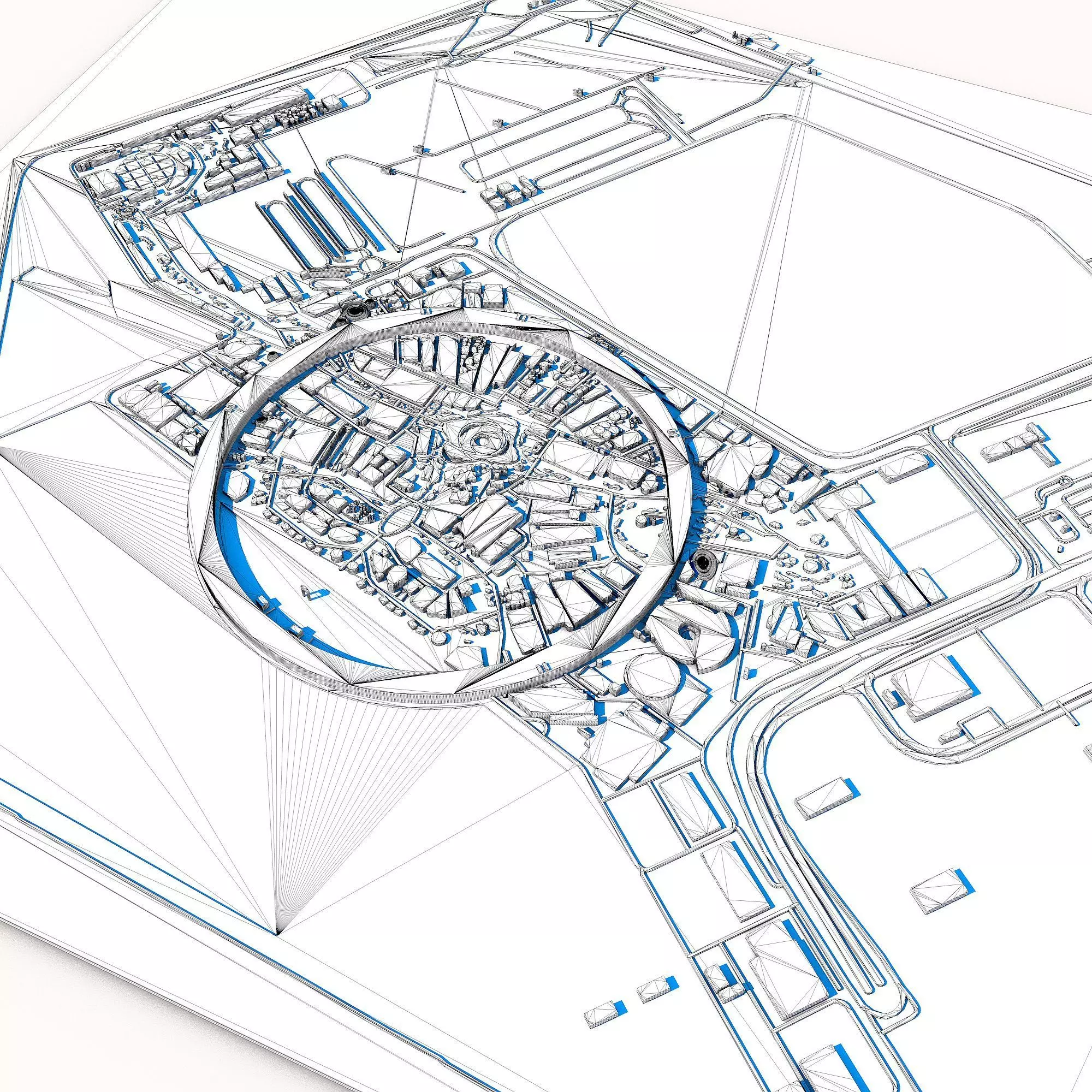 Yumeshima Island Osaka Bay Artificial Island Future Expo Site 3D model_7