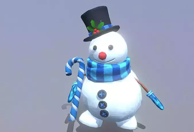 Snowman Iceman walk