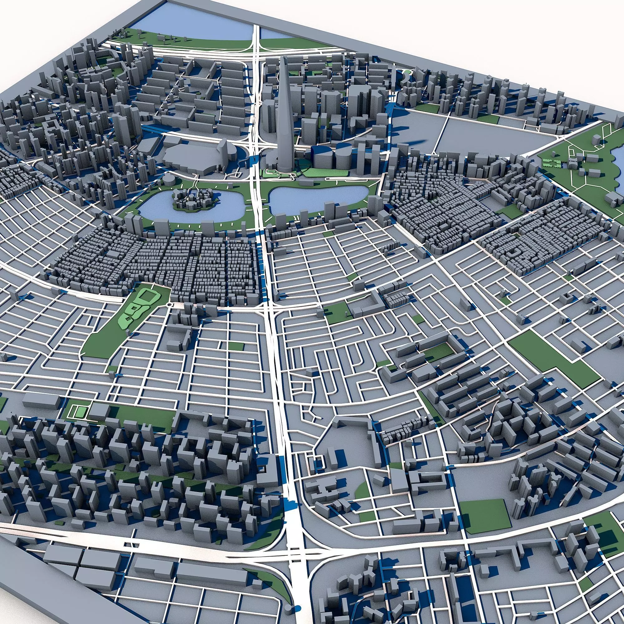 Lotte World Tower Seoul Skyscraper Architecture Landmark 3D model_3