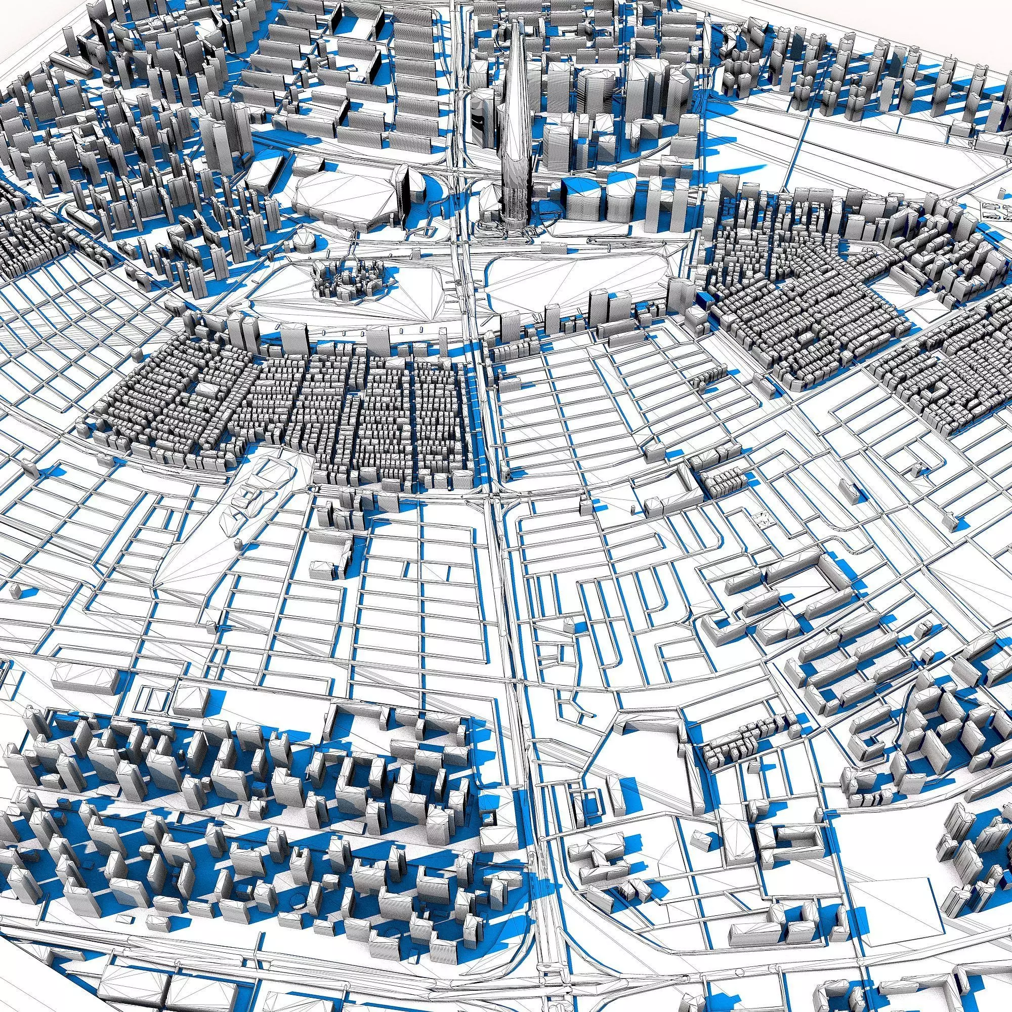 Lotte World Tower Seoul Skyscraper Architecture Landmark 3D model_7