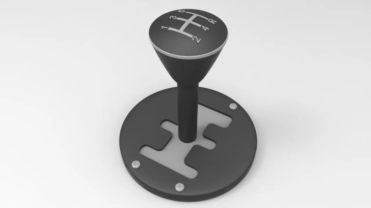 Automatic Gear Selector Lever 3D model_0