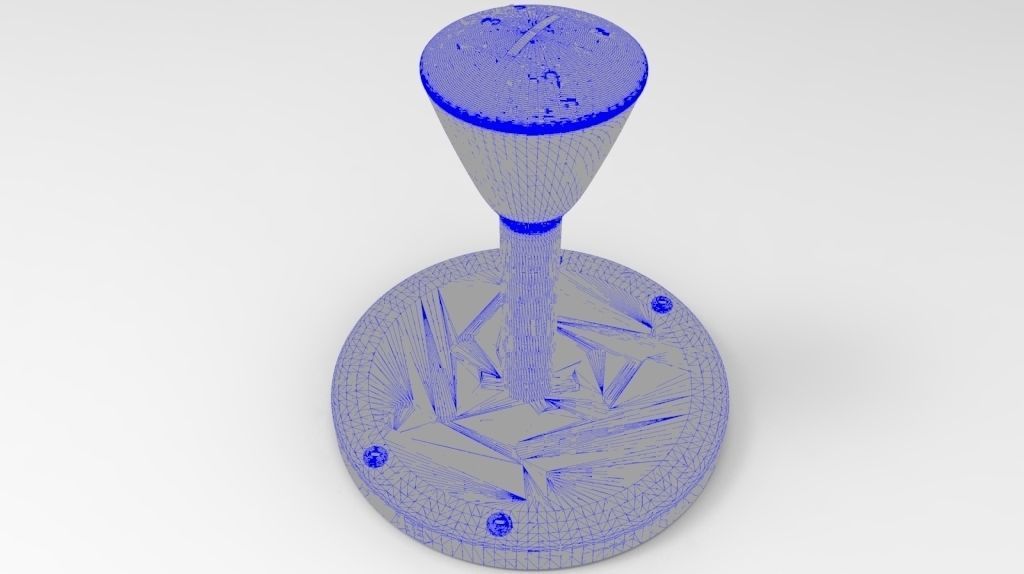 Automatic Gear Selector Lever 3D model_3