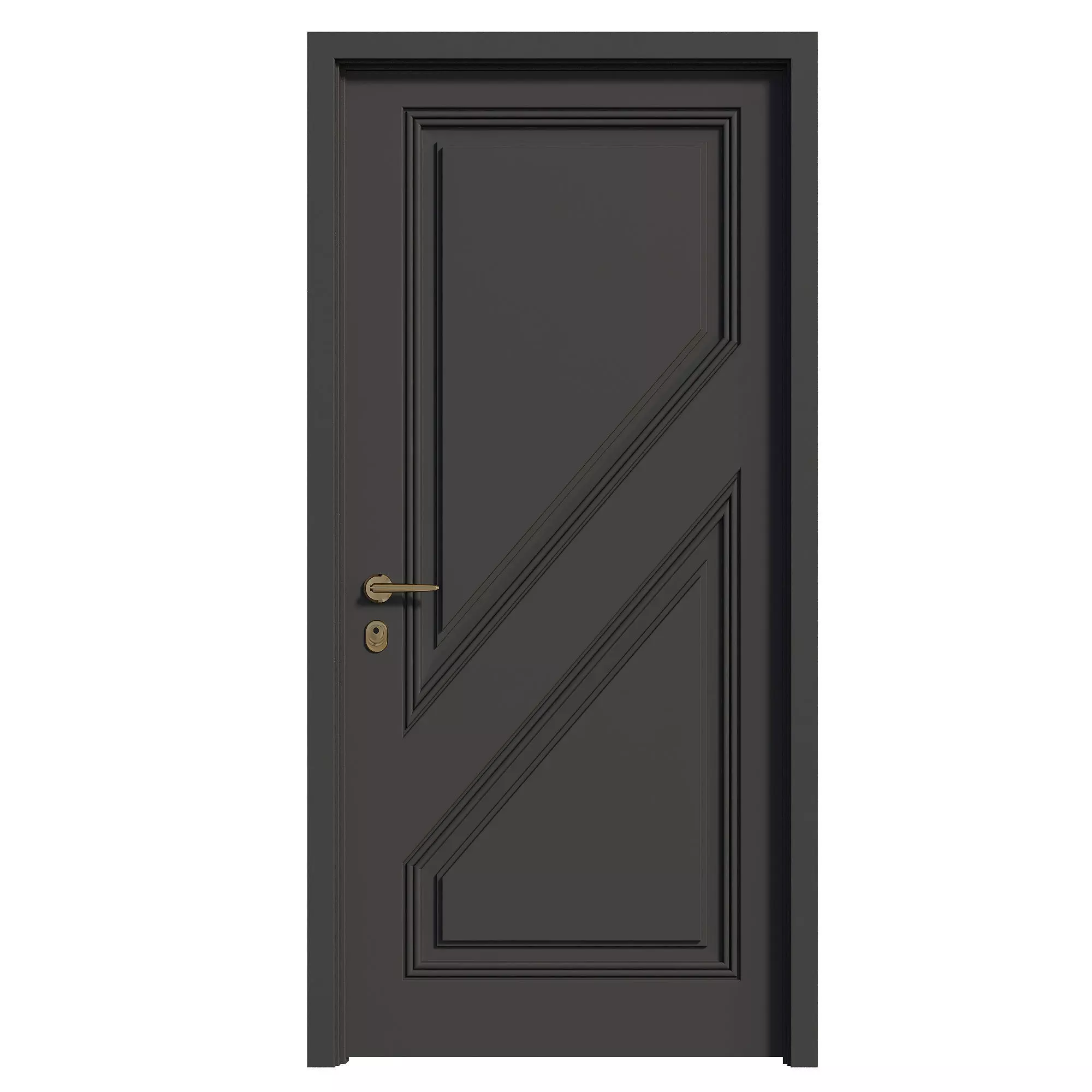 Entrance door set261 3D model_1