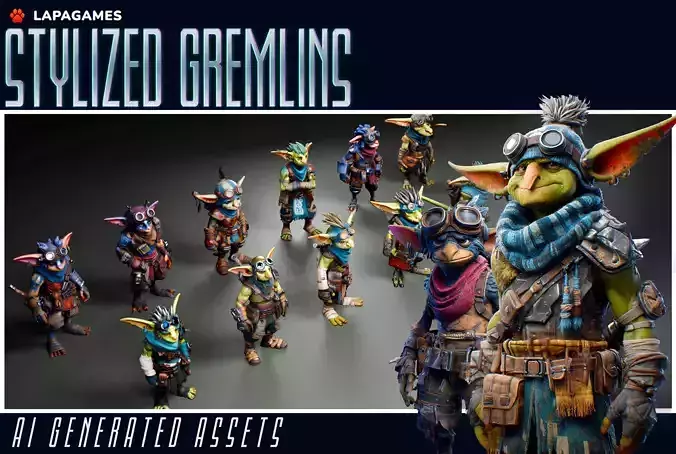 Stylized Gremlins