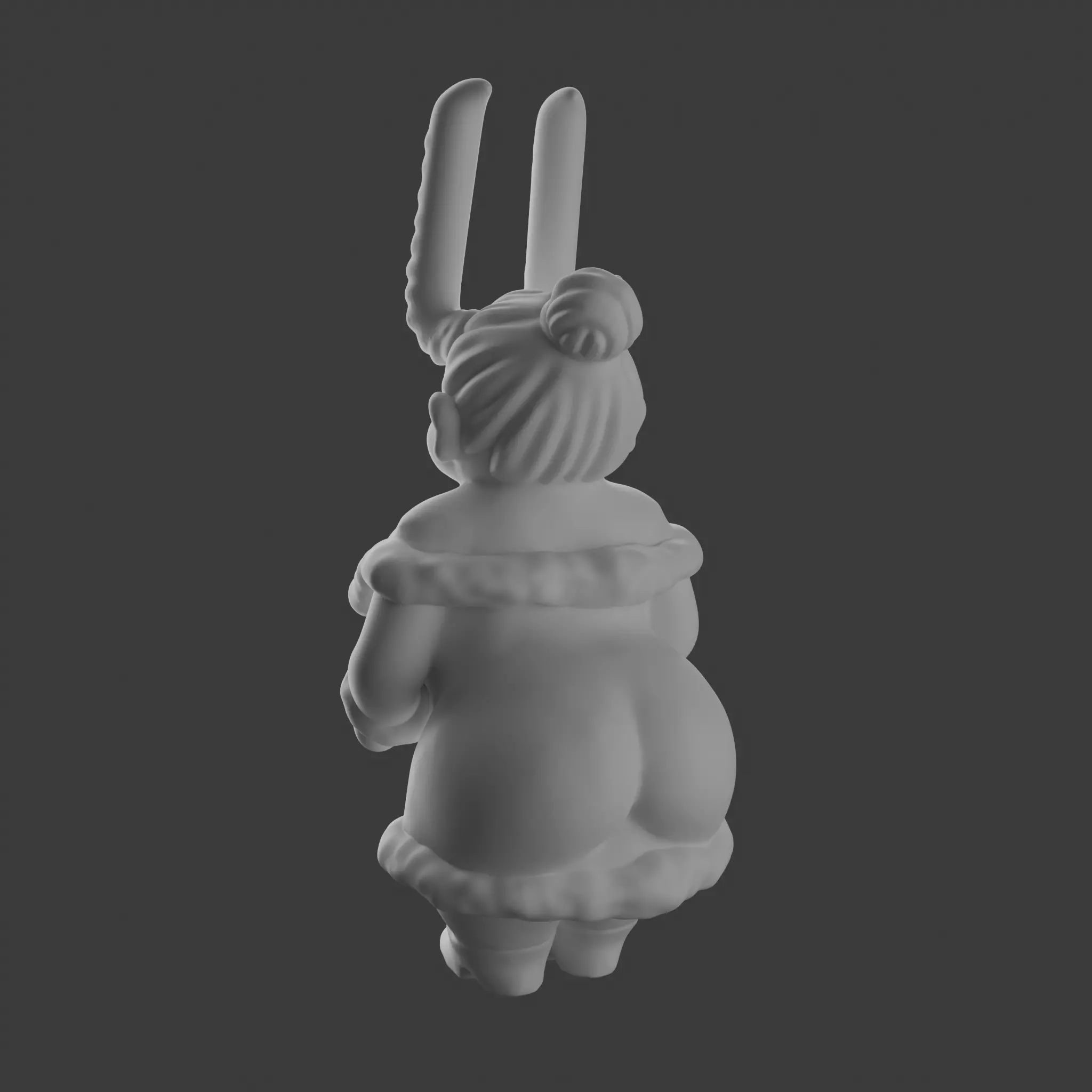 Mrs Krampus 3D print model_5