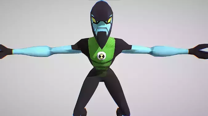 XLR8 -  DNA sample of a Kineceleran - Ben 10 Omniverse