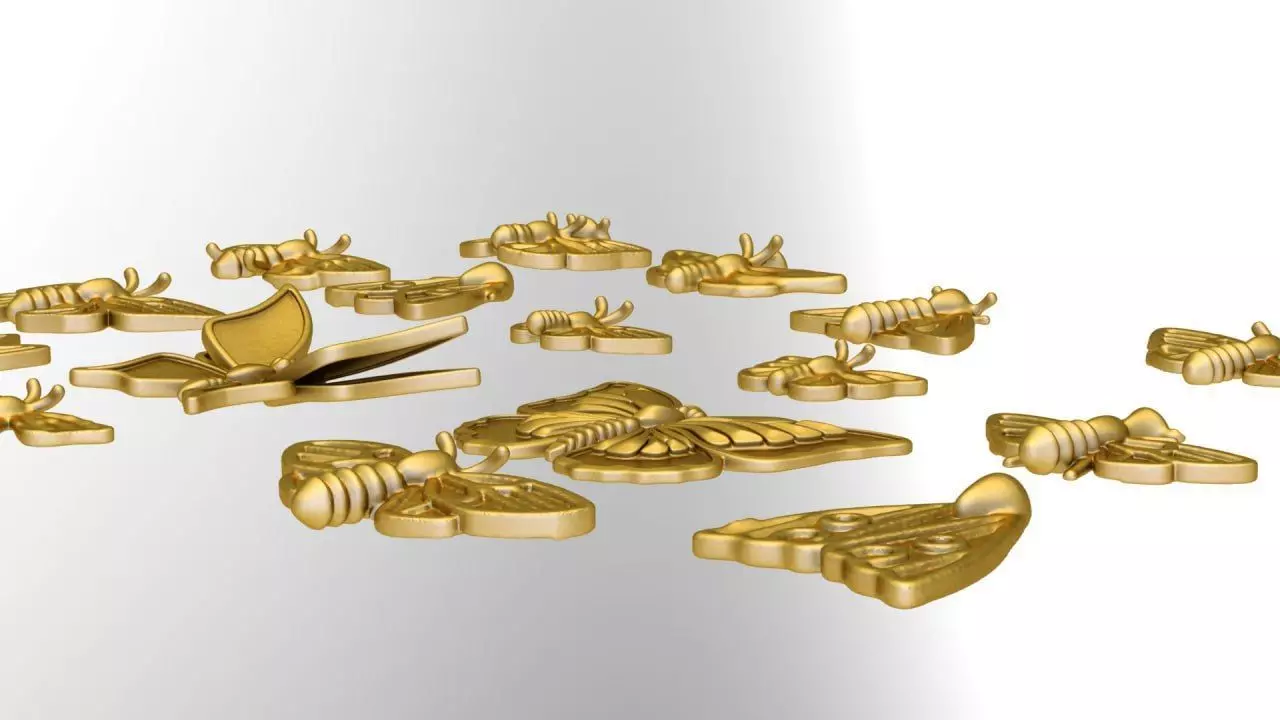 Butterfly 3D print model_3