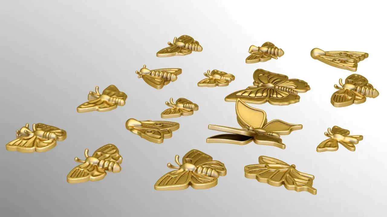 Butterfly 3D print model_2