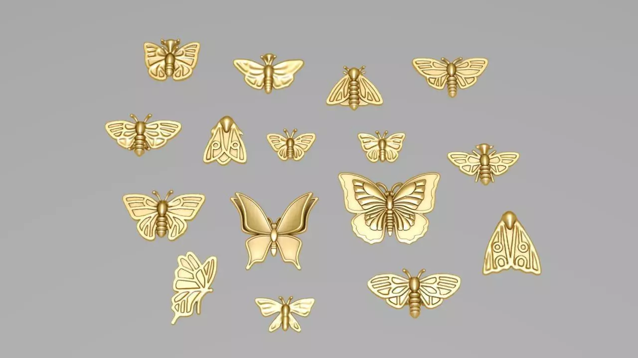 Butterfly 3D print model_0