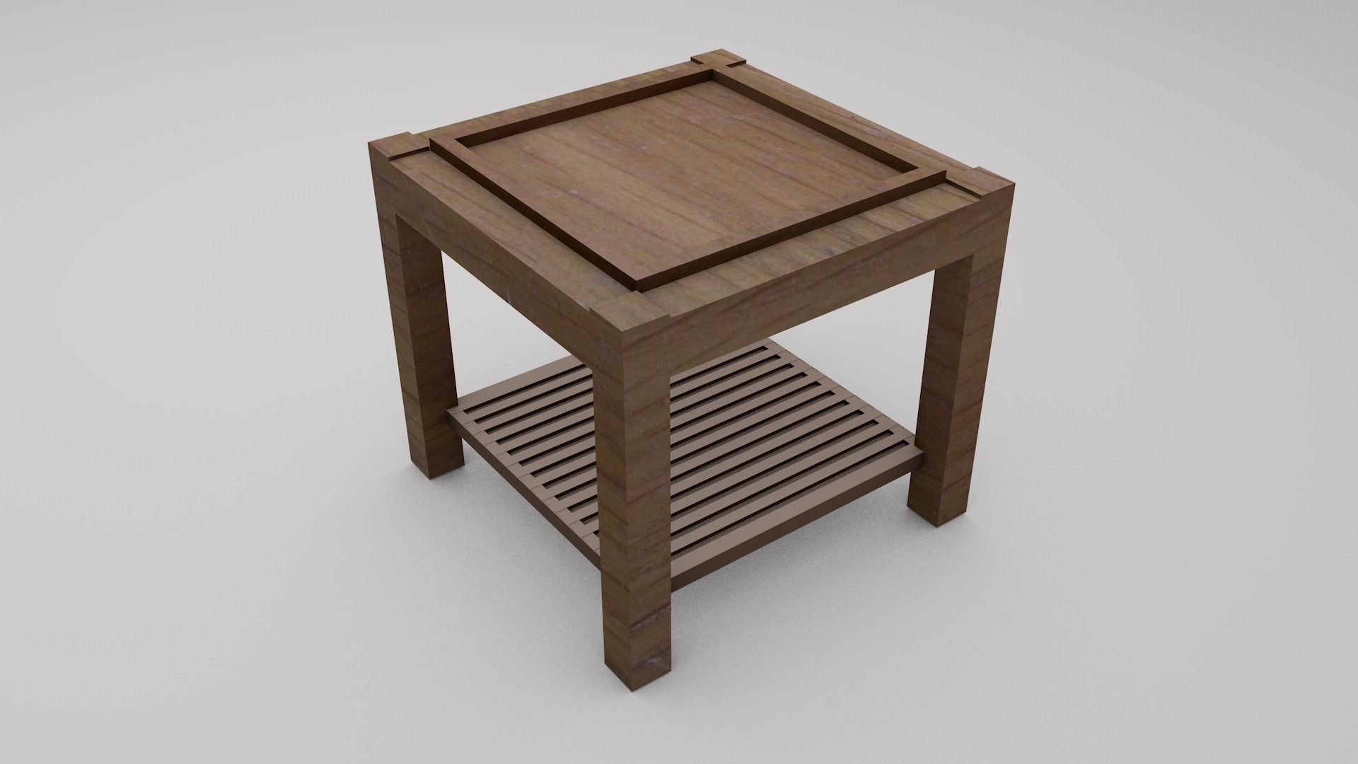 Modern Table Free low-poly 3D model_2