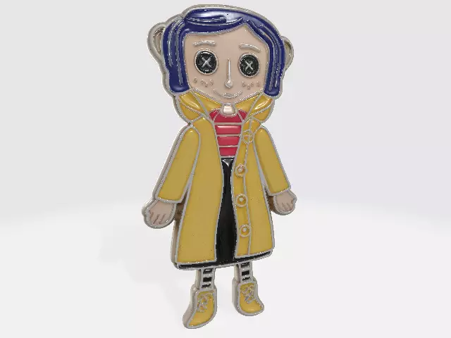 Coraline Pendant Coraline Doll Model 02 3D print model_0