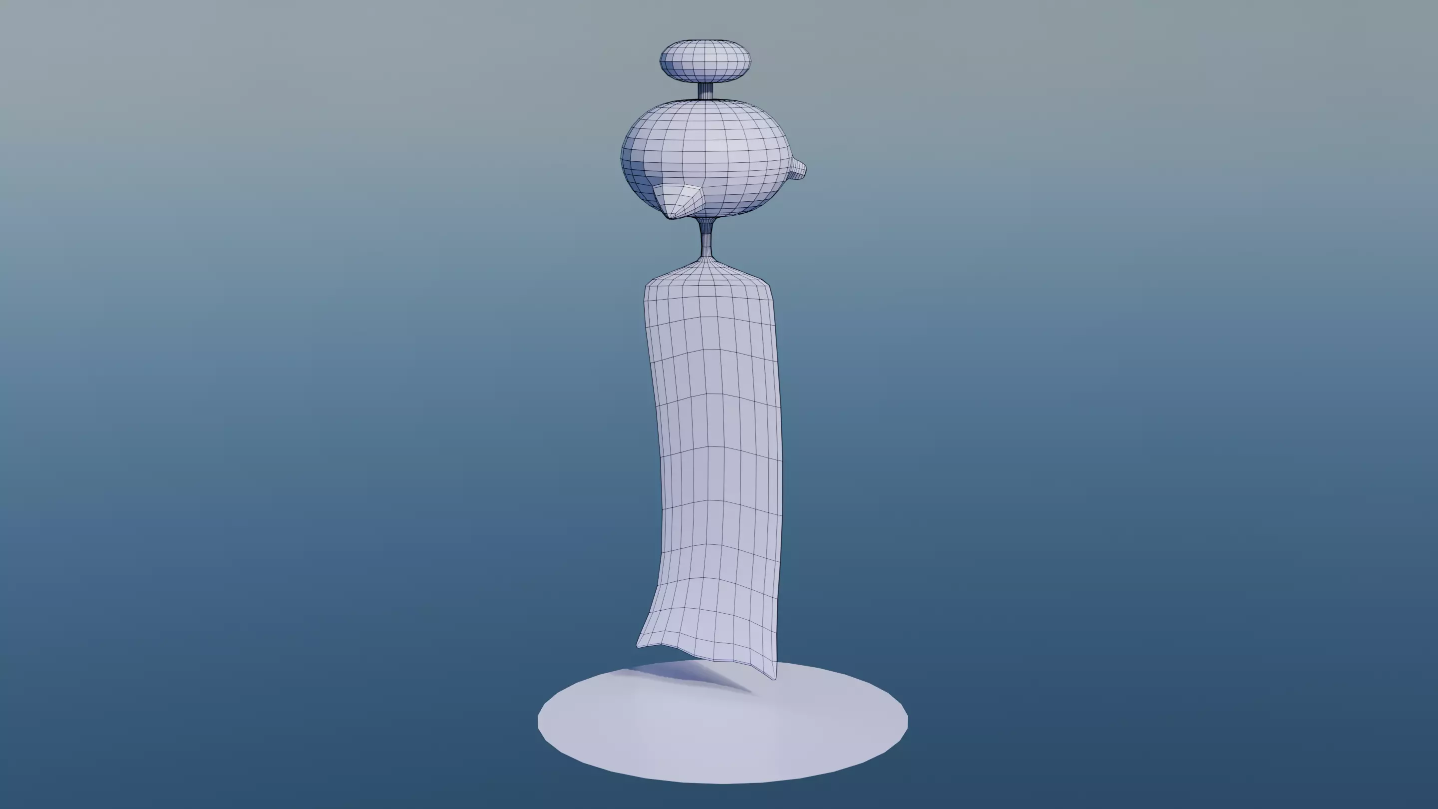 Pokemon Chimecho and Shiny Version Low-poly 3D model_8