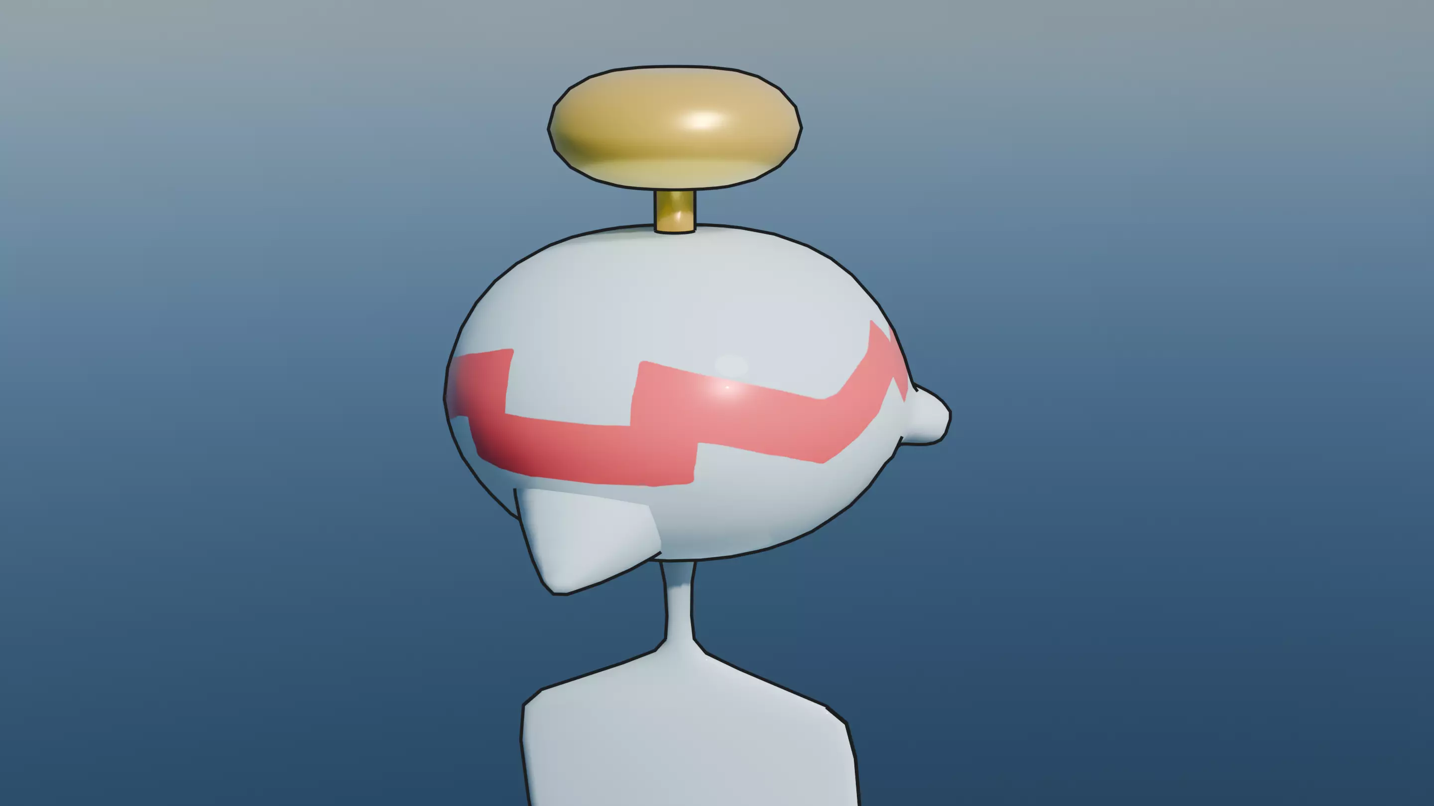 Pokemon Chimecho and Shiny Version Low-poly 3D model_13