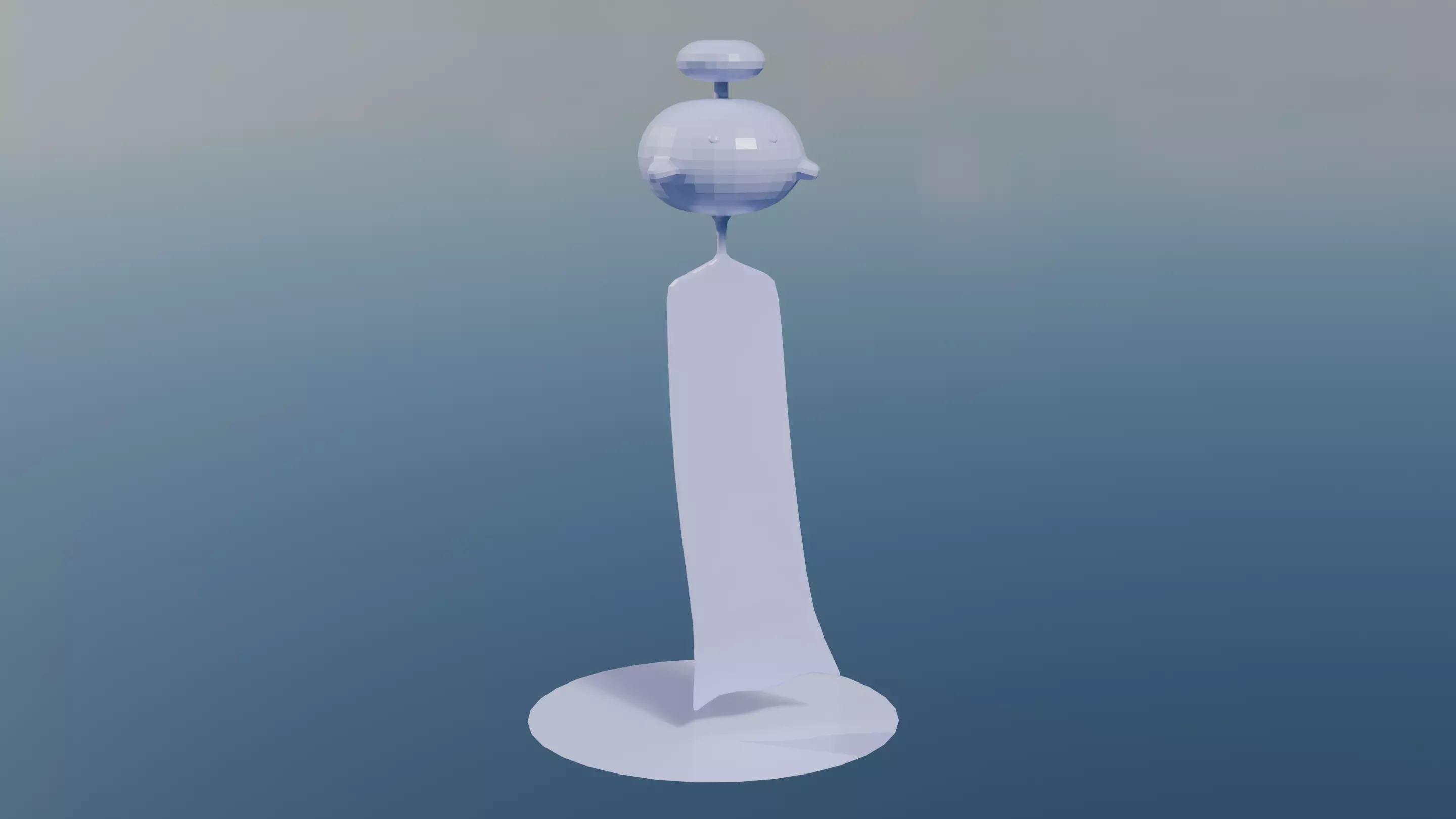 Pokemon Chimecho and Shiny Version Low-poly 3D model_3