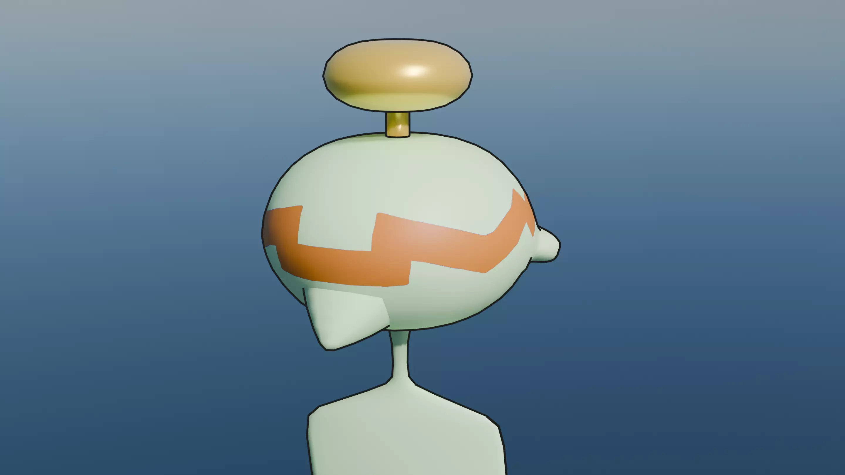 Pokemon Chimecho and Shiny Version Low-poly 3D model_14