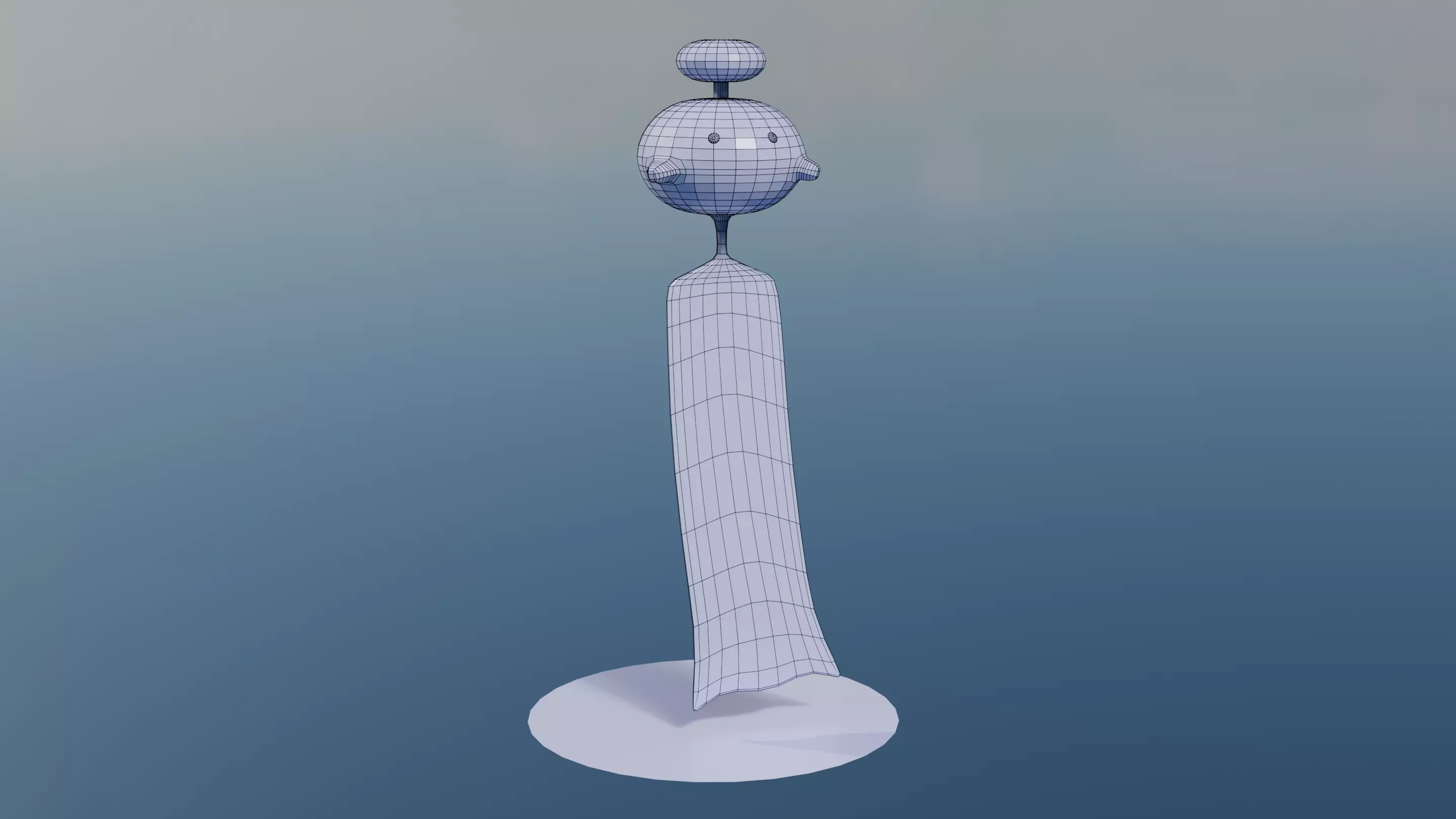 Pokemon Chimecho and Shiny Version Low-poly 3D model_4