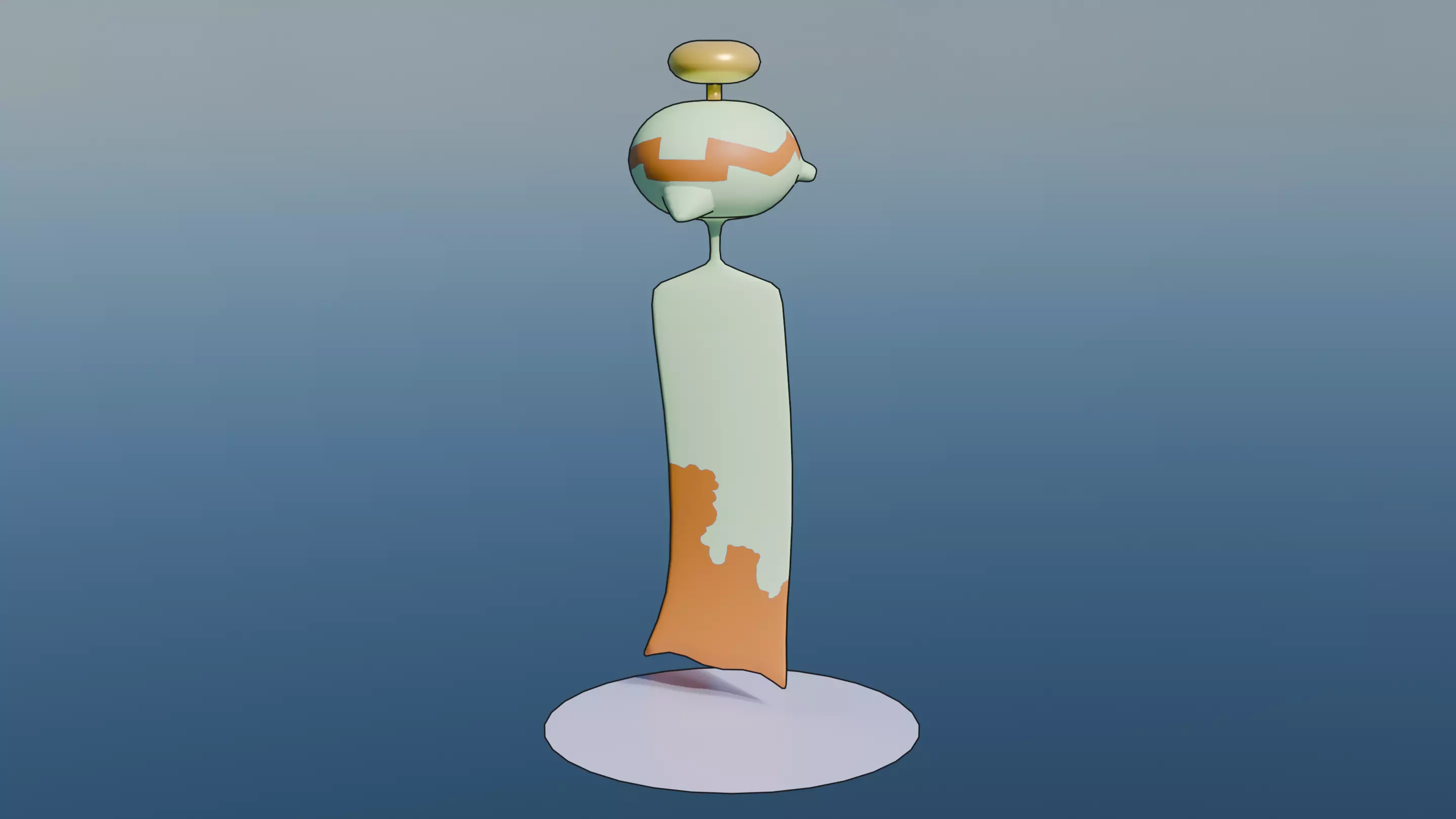 Pokemon Chimecho and Shiny Version Low-poly 3D model_6