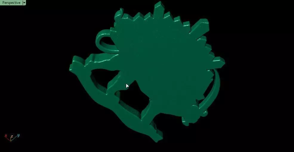 New lion and sun design 3D print model_3