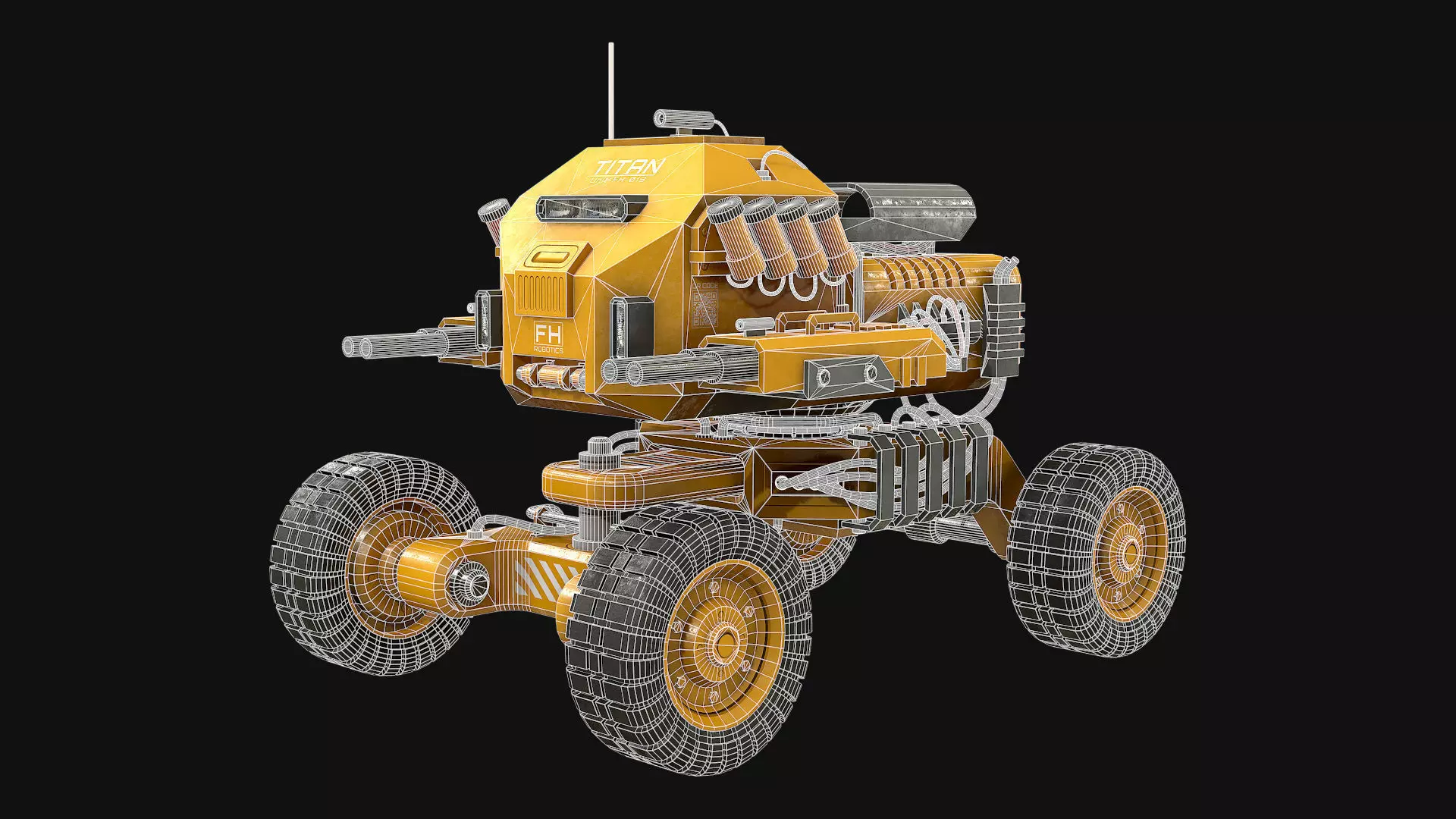 UGV Concept-1-Yellow 3D model_11