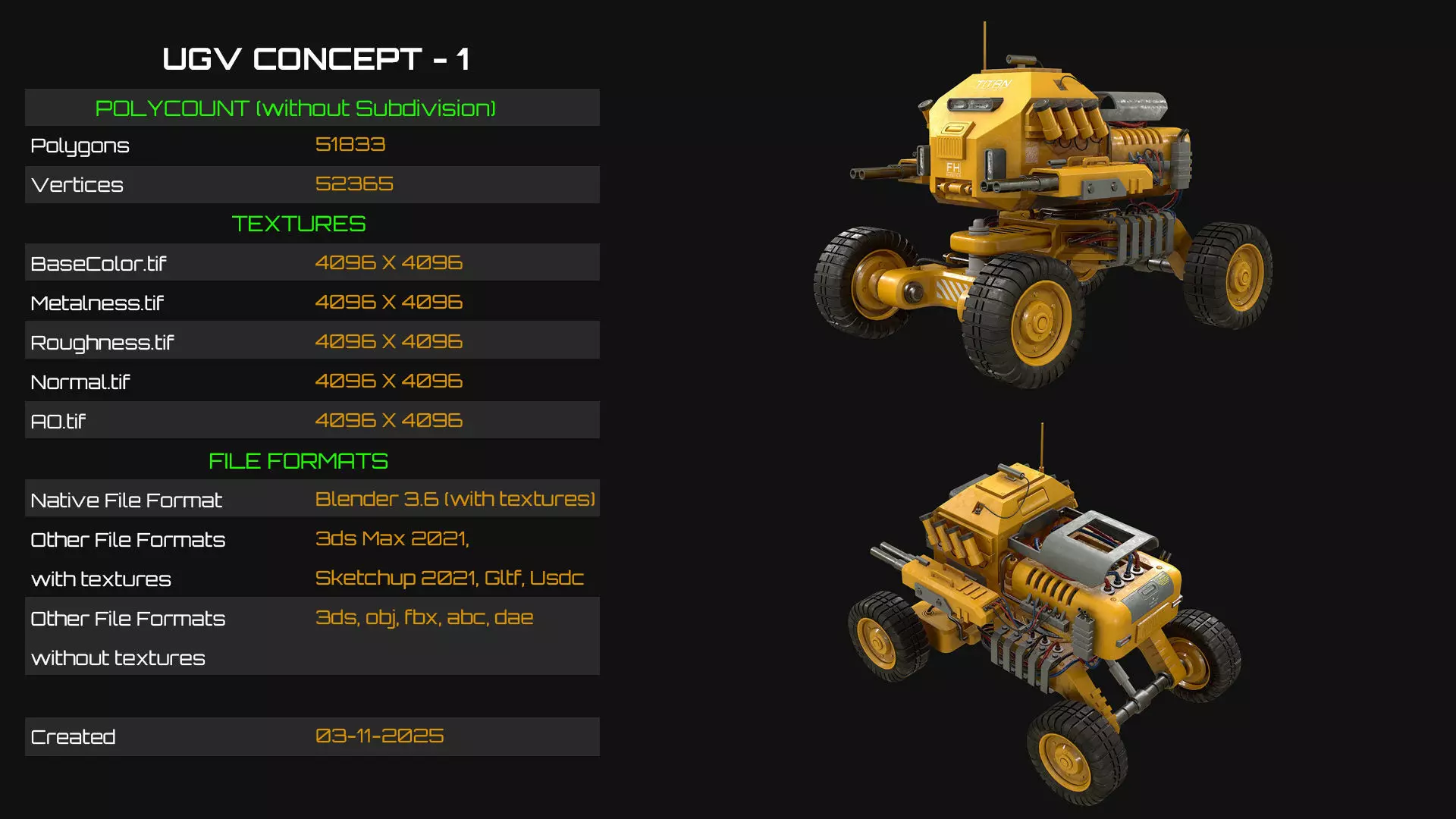 UGV Concept-1-Yellow 3D model_3