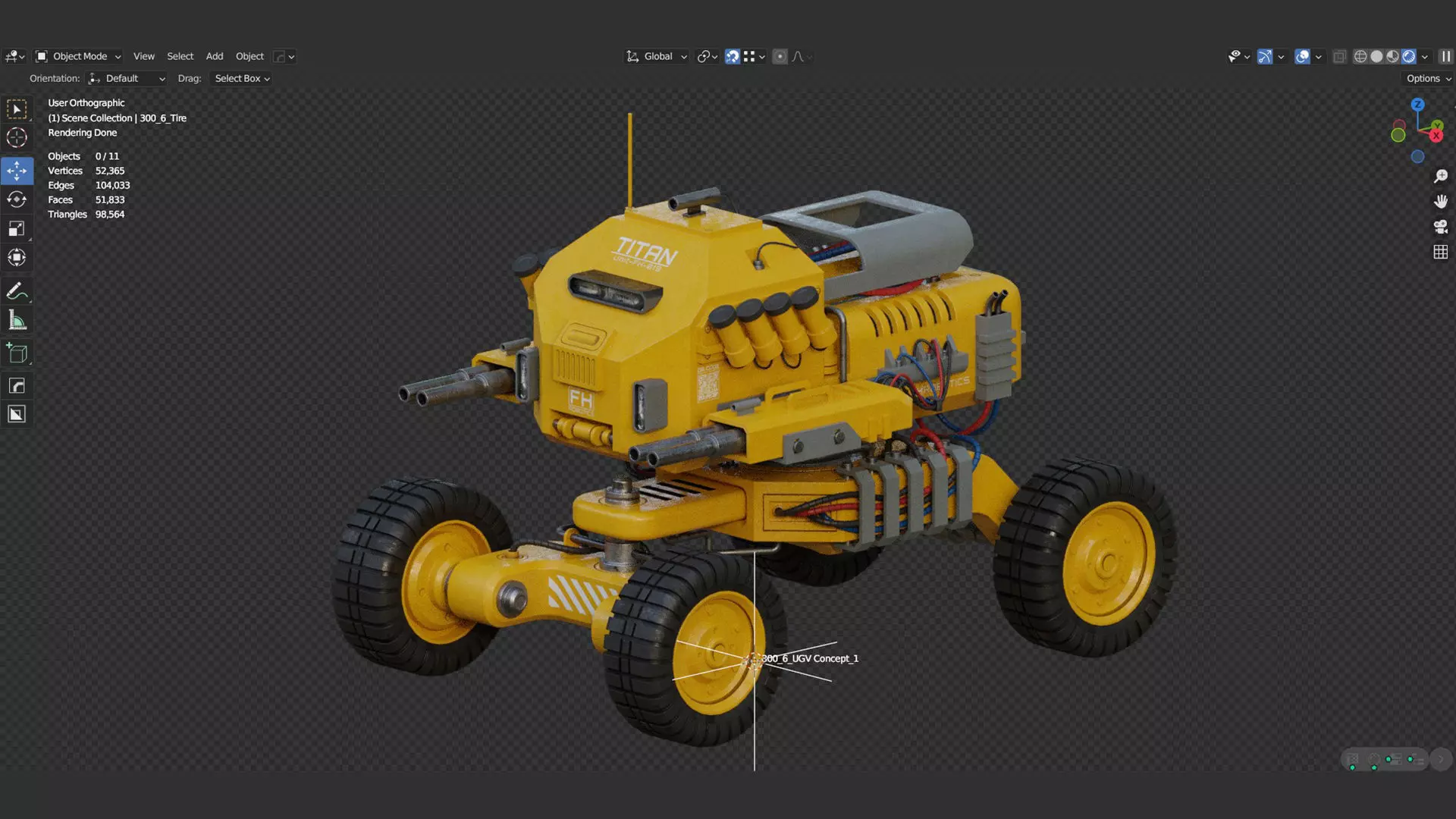 UGV Concept-1-Yellow 3D model_26