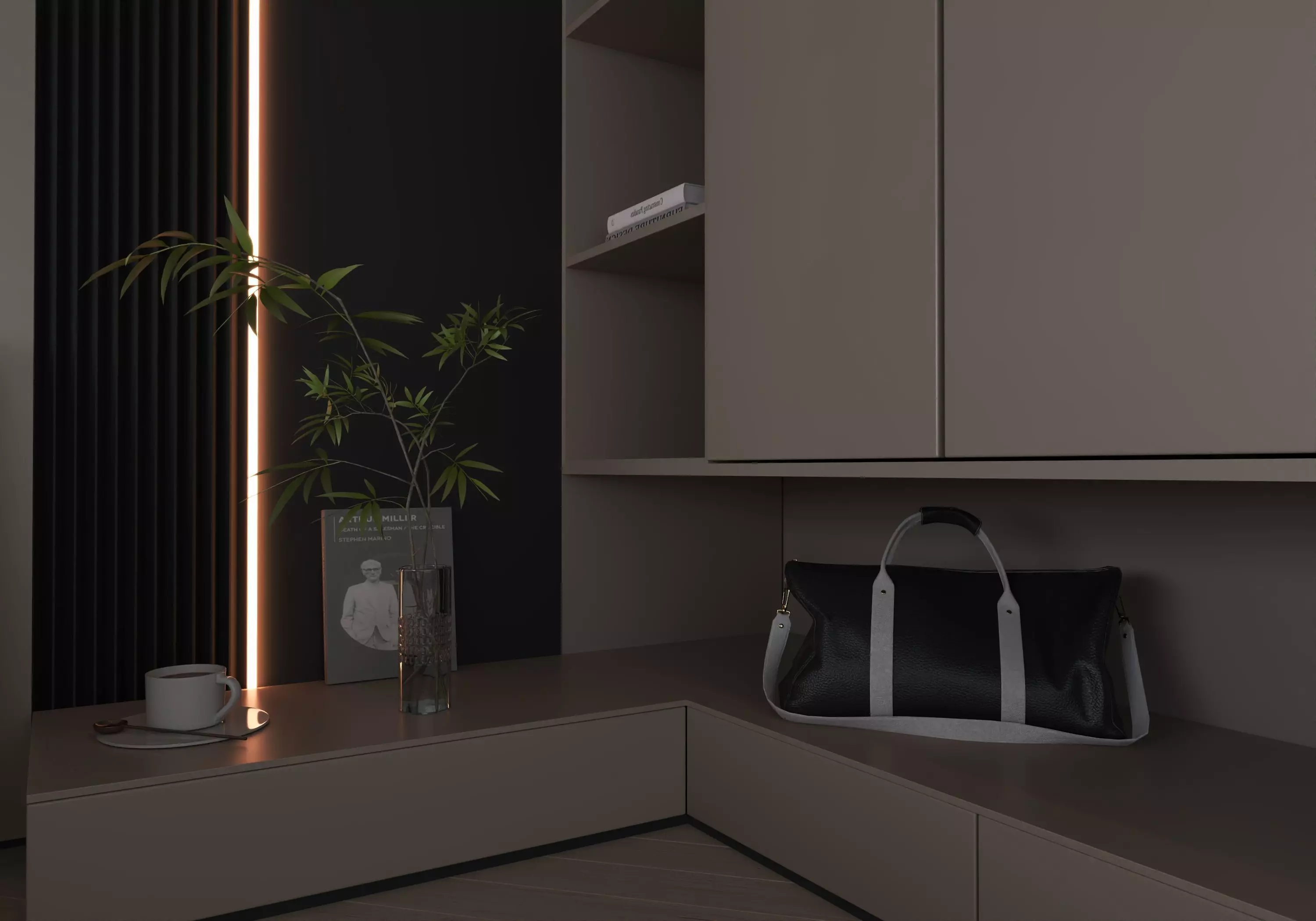 Bedroom Interior 07 3D model_8