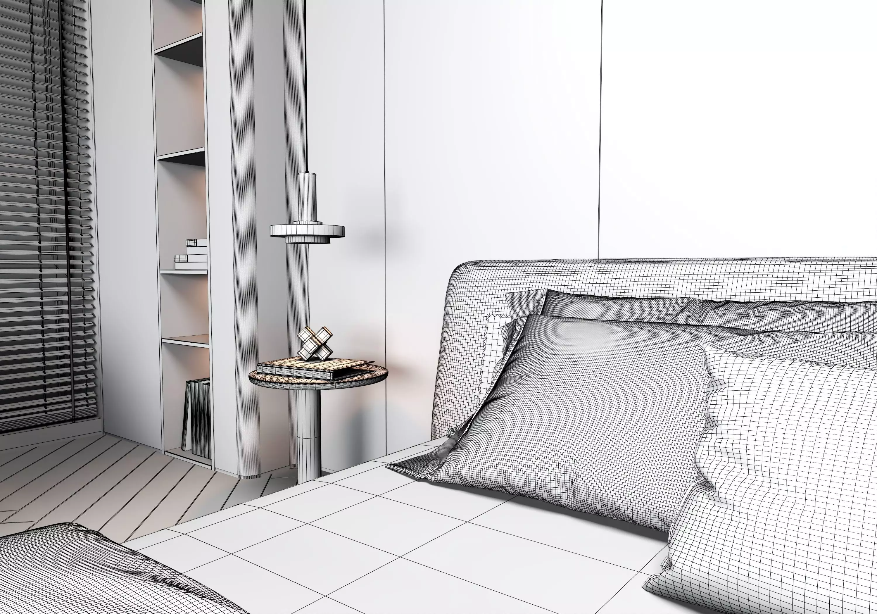 Bedroom Interior 07 3D model_20