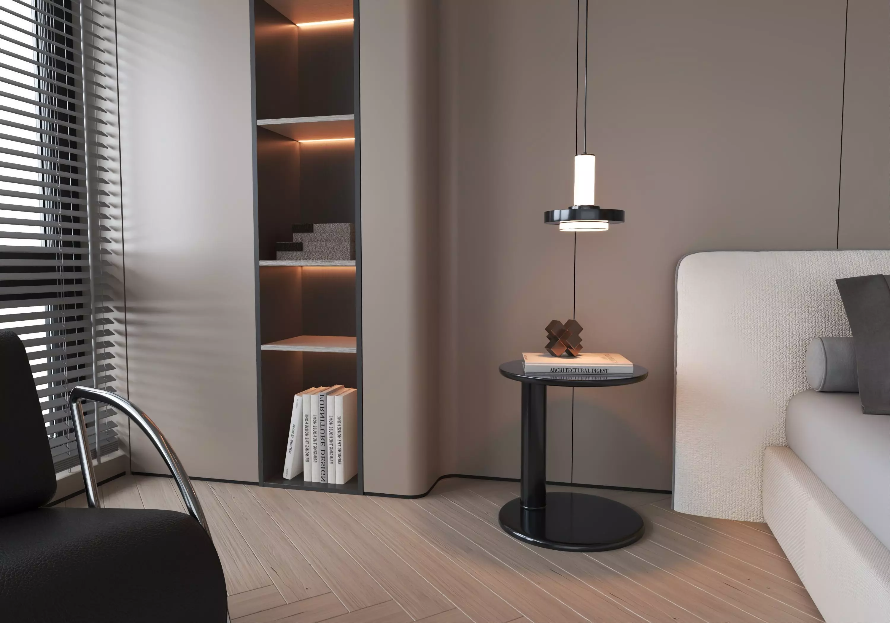 Bedroom Interior 07 3D model_7