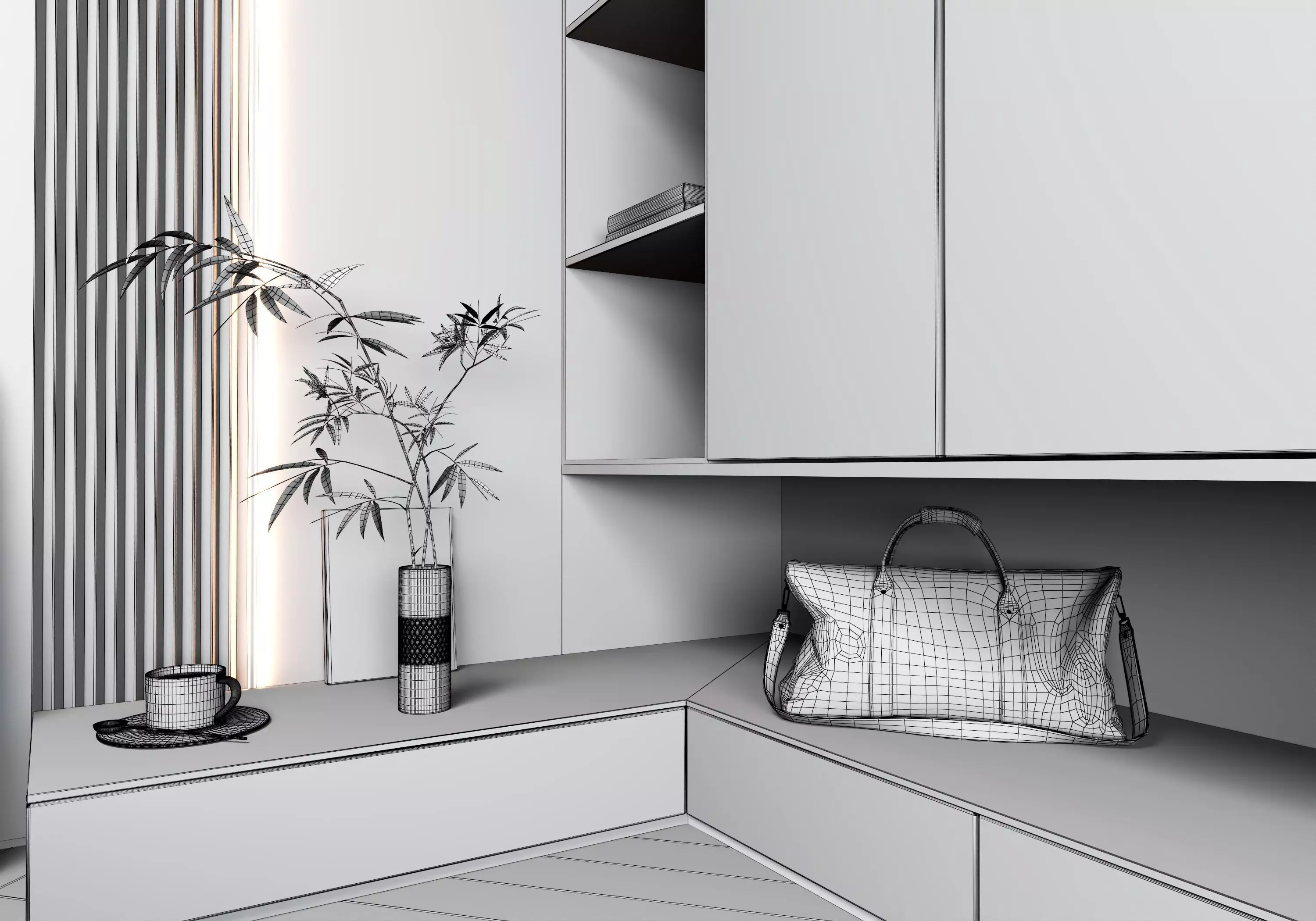 Bedroom Interior 07 3D model_13