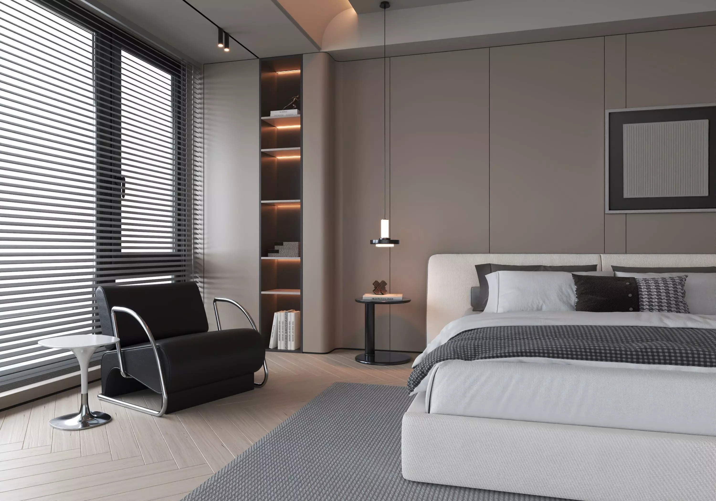 Bedroom Interior 07 3D model_3