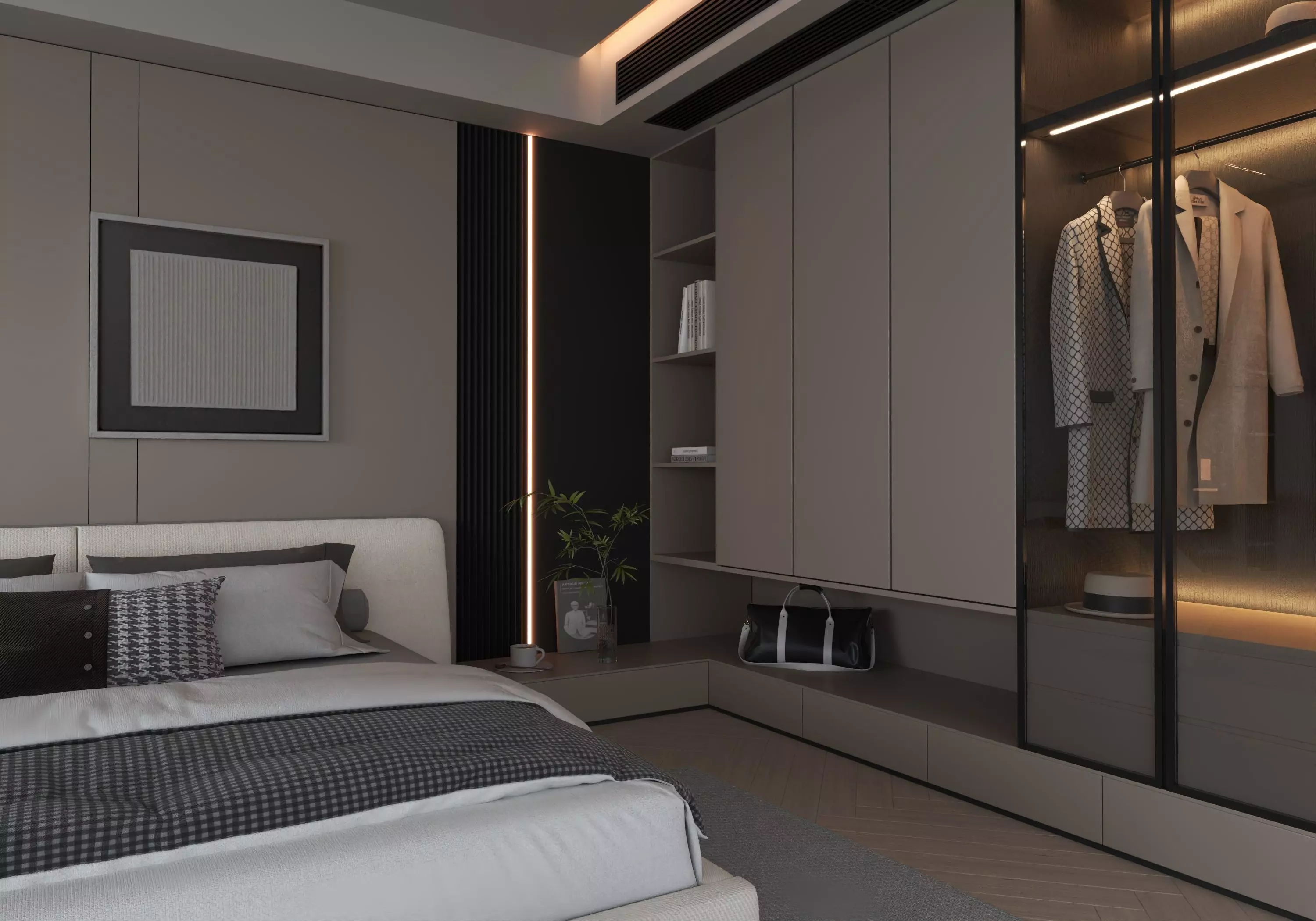 Bedroom Interior 07 3D model_10