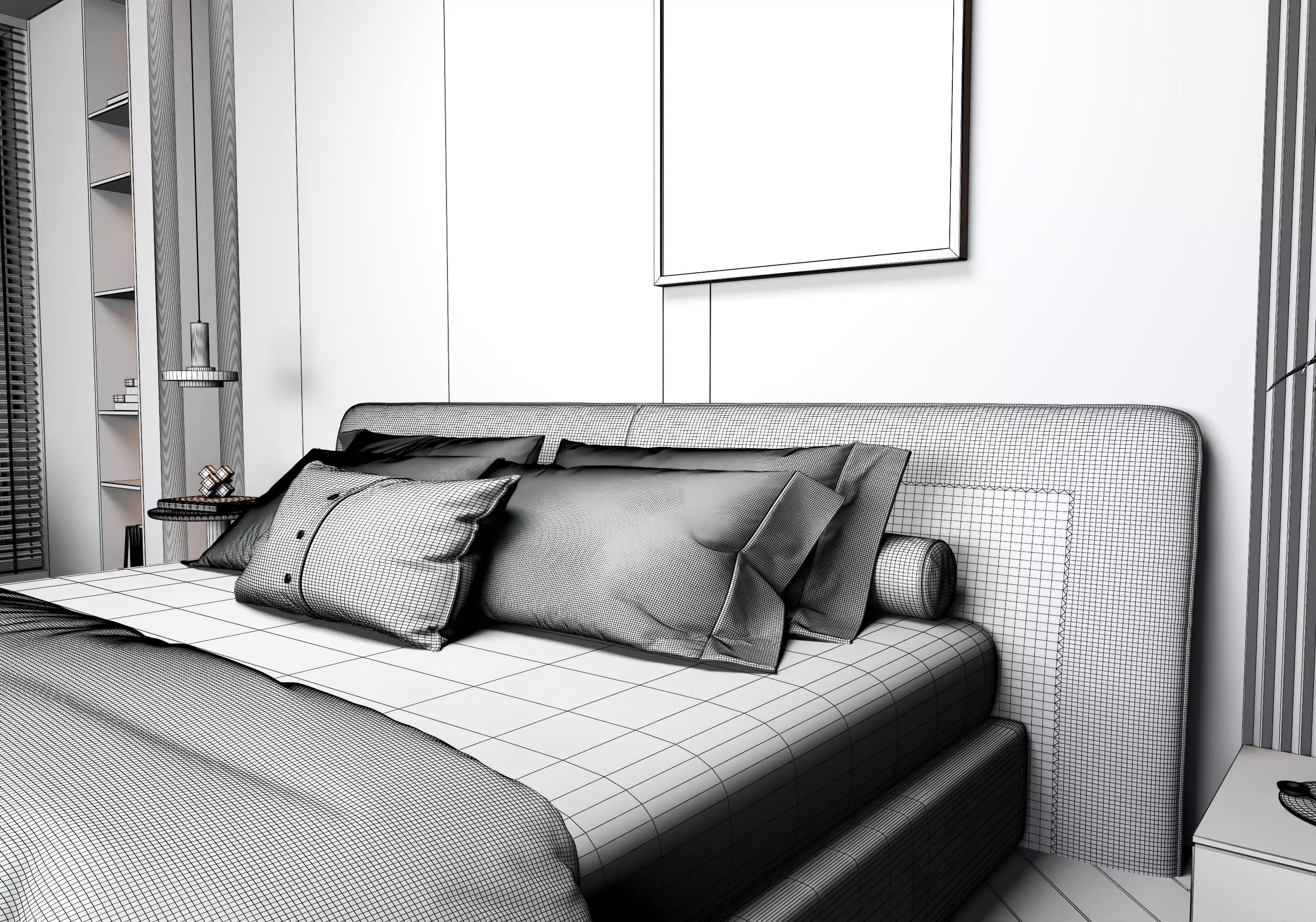Bedroom Interior 07 3D model_18