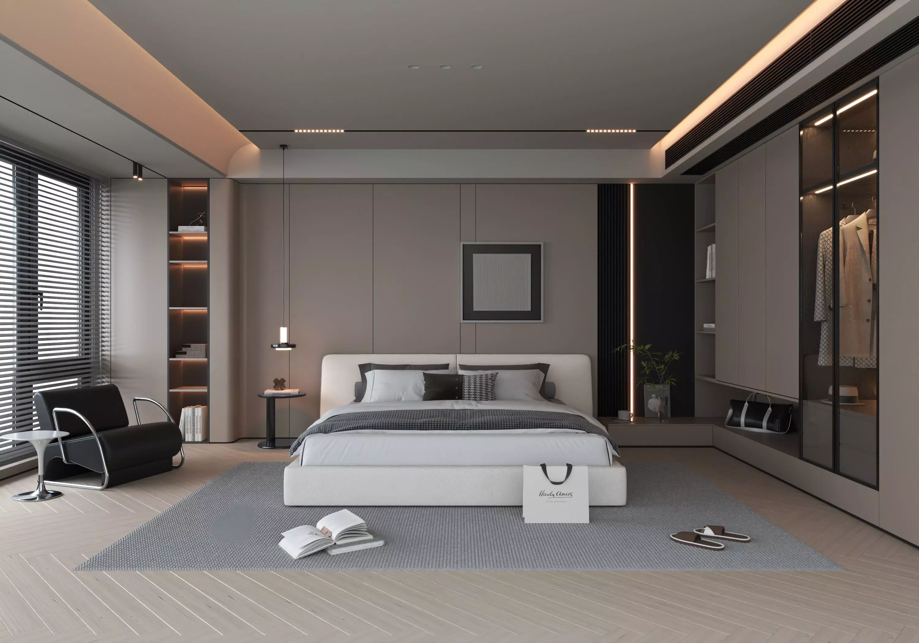 Bedroom Interior 07 3D model_0