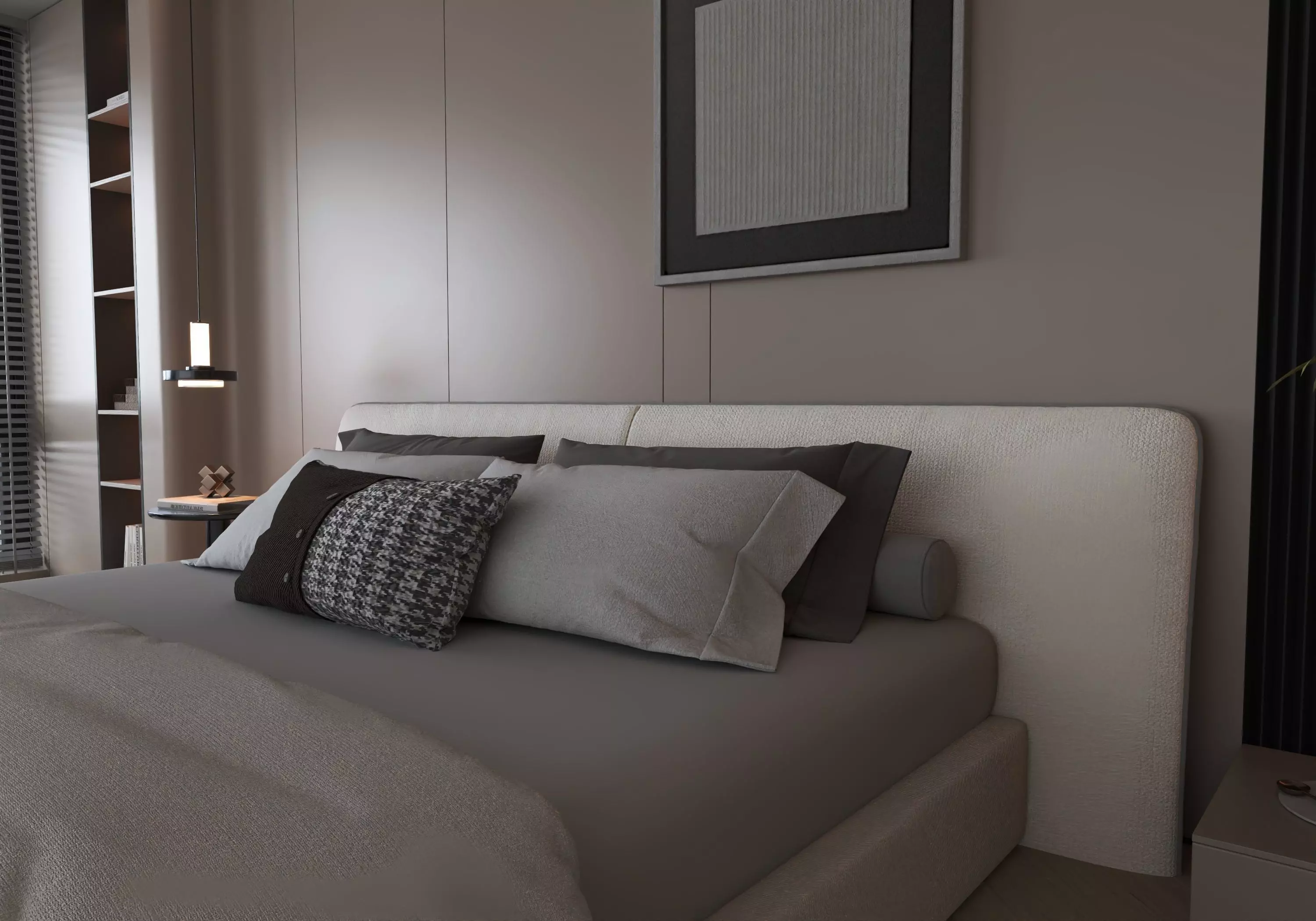 Bedroom Interior 07 3D model_9