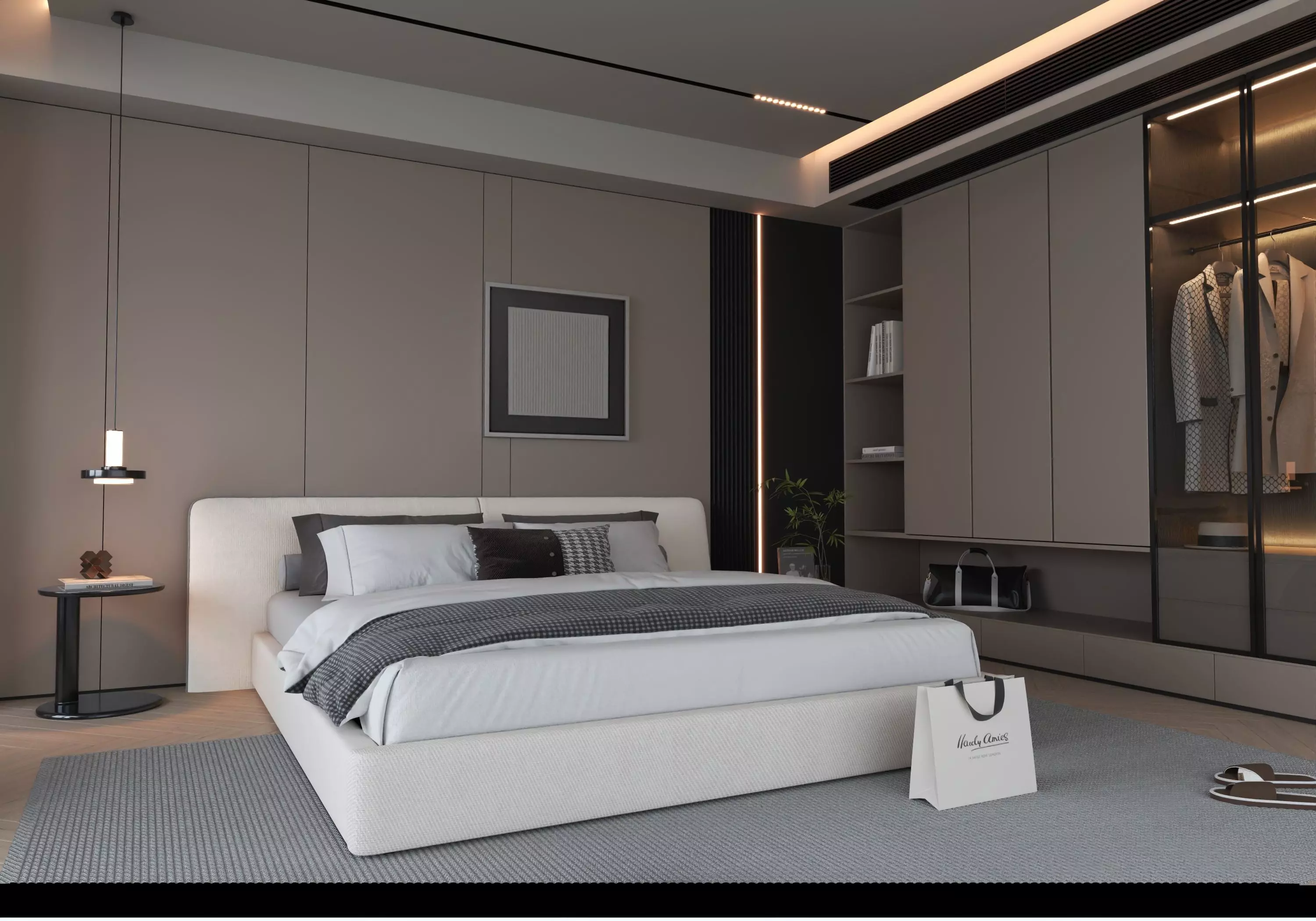 Bedroom Interior 07 3D model_1