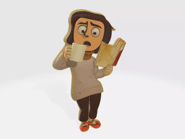 Coraline Pendant The Mother Coraline Mel Jones Model 02 3D print model_0