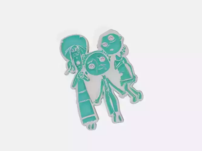 Coraline Pendant The Ghost children Model 02