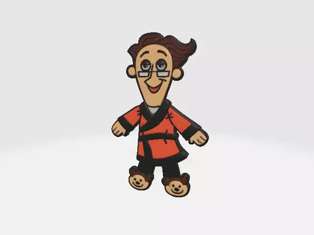 Coraline Pendant Other Father 3D print model_1