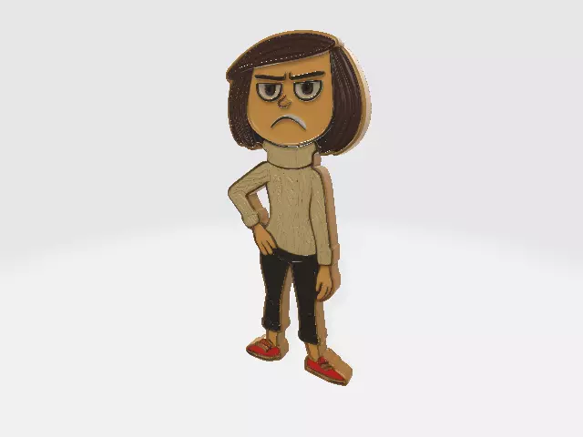 Coraline Pendant The Mother Coraline Mel Jones Model 01 3D print model_1